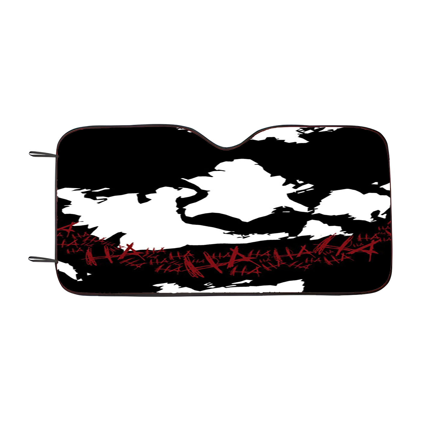 Joker Face Silhouette Car Auto Sun Shade Windshield Cover