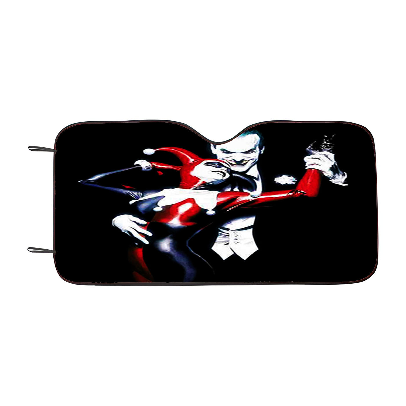 Joker Harley Queen Black Car Auto Sun Shade Windshield Cover