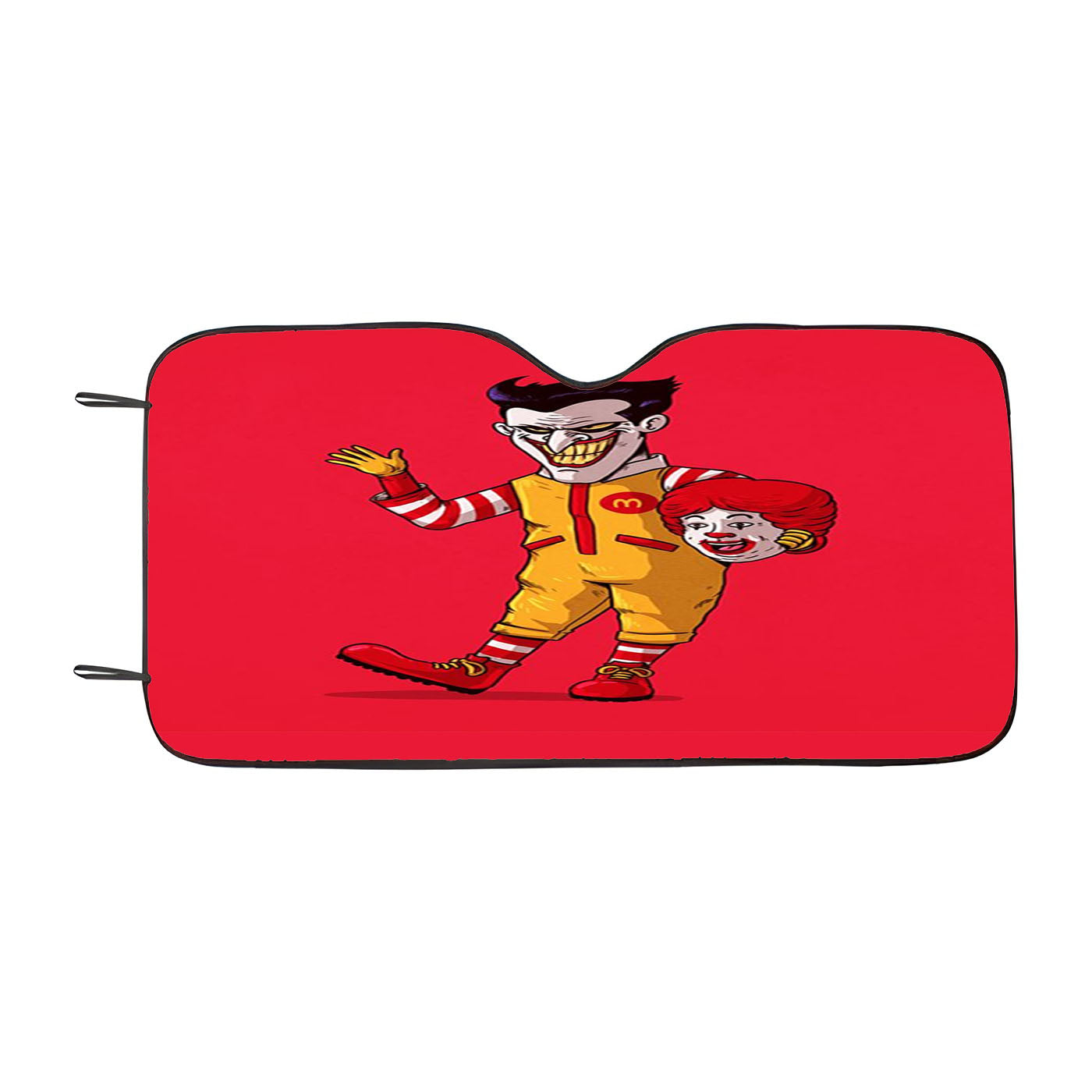 Joker Mcdonald Clown Custom Car Auto Sun Shade Windshield Cover