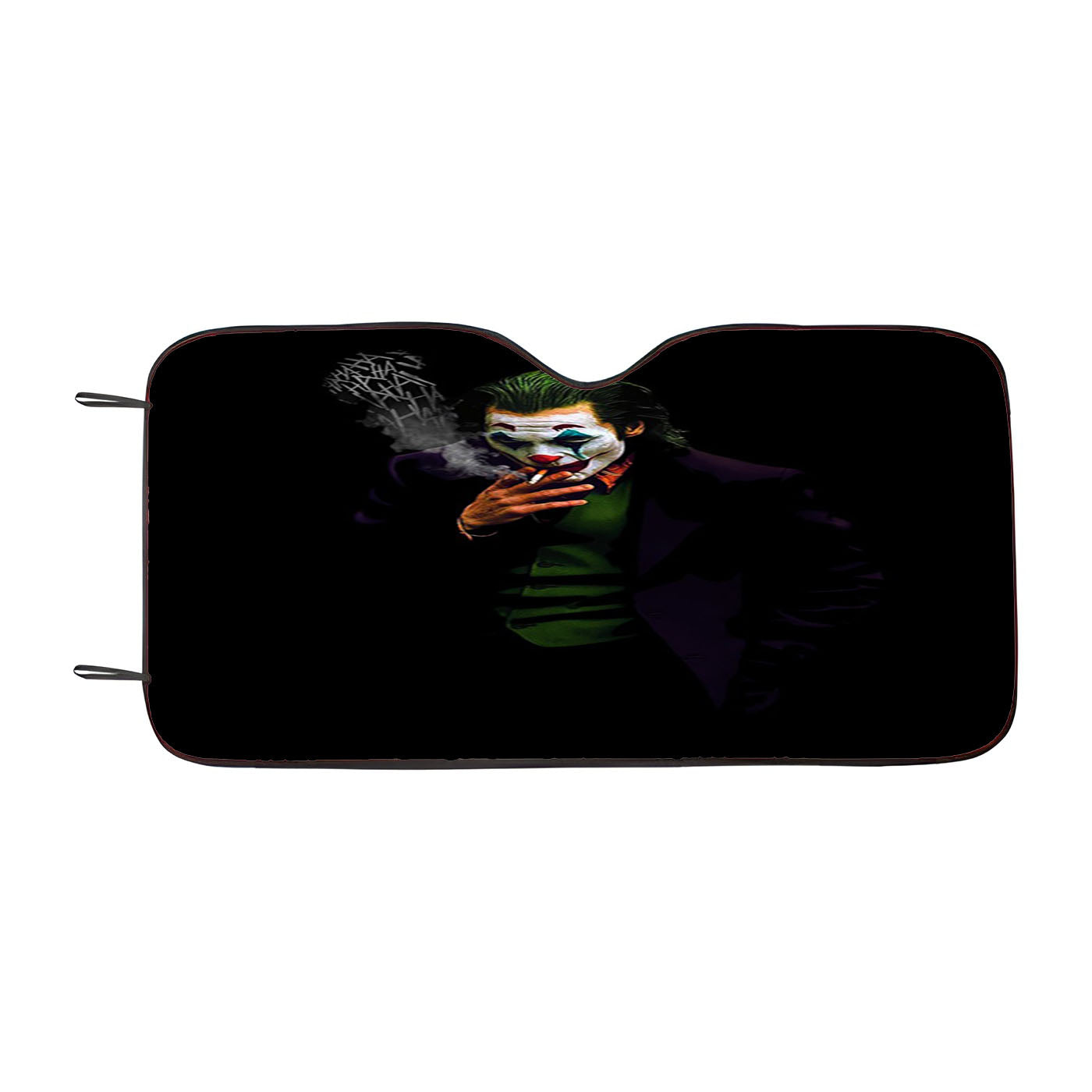 Joker Smoke While Laugh Hahaha Car Auto Sun Shade Windshield Cover