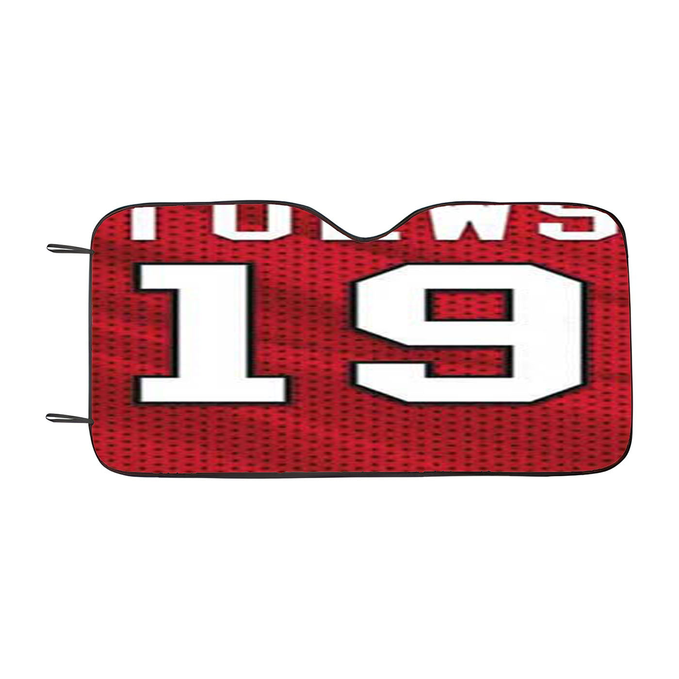 Jonathan Toews Jersey Pattern Car Auto Sun Shade Windshield Cover