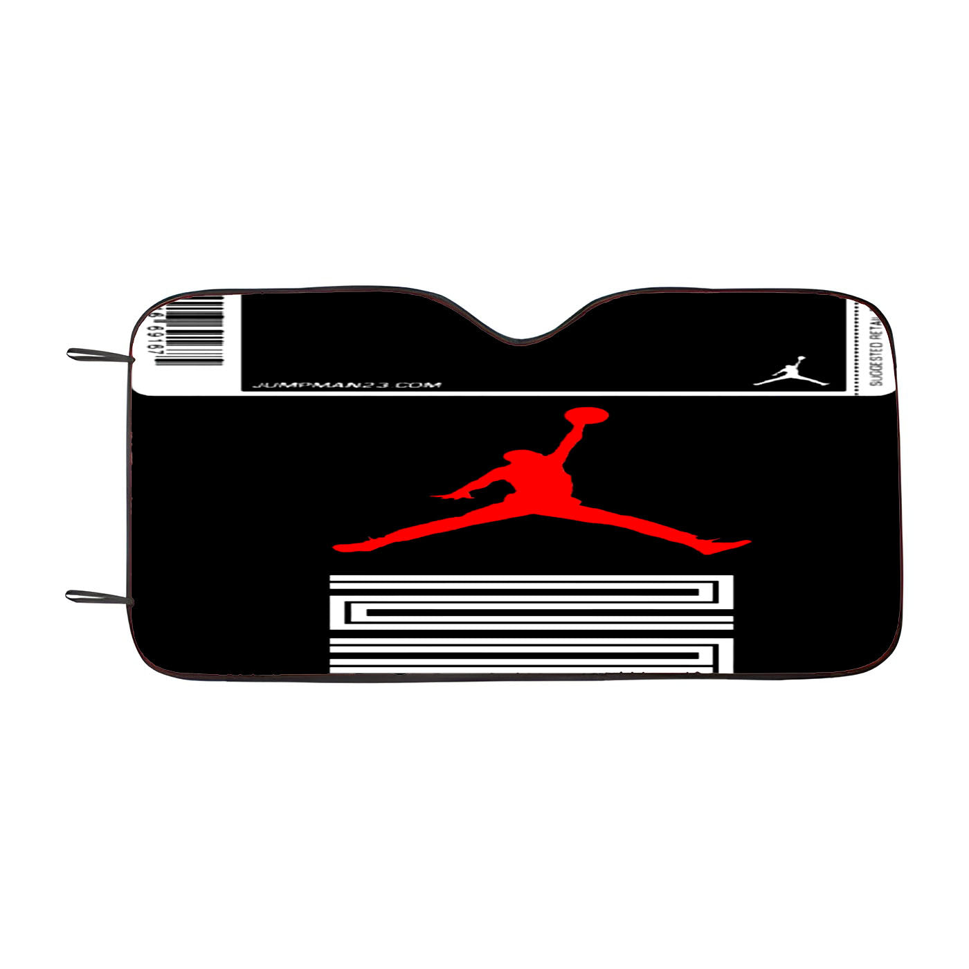 Jordan 23 Retro Car Auto Sun Shade Windshield Cover