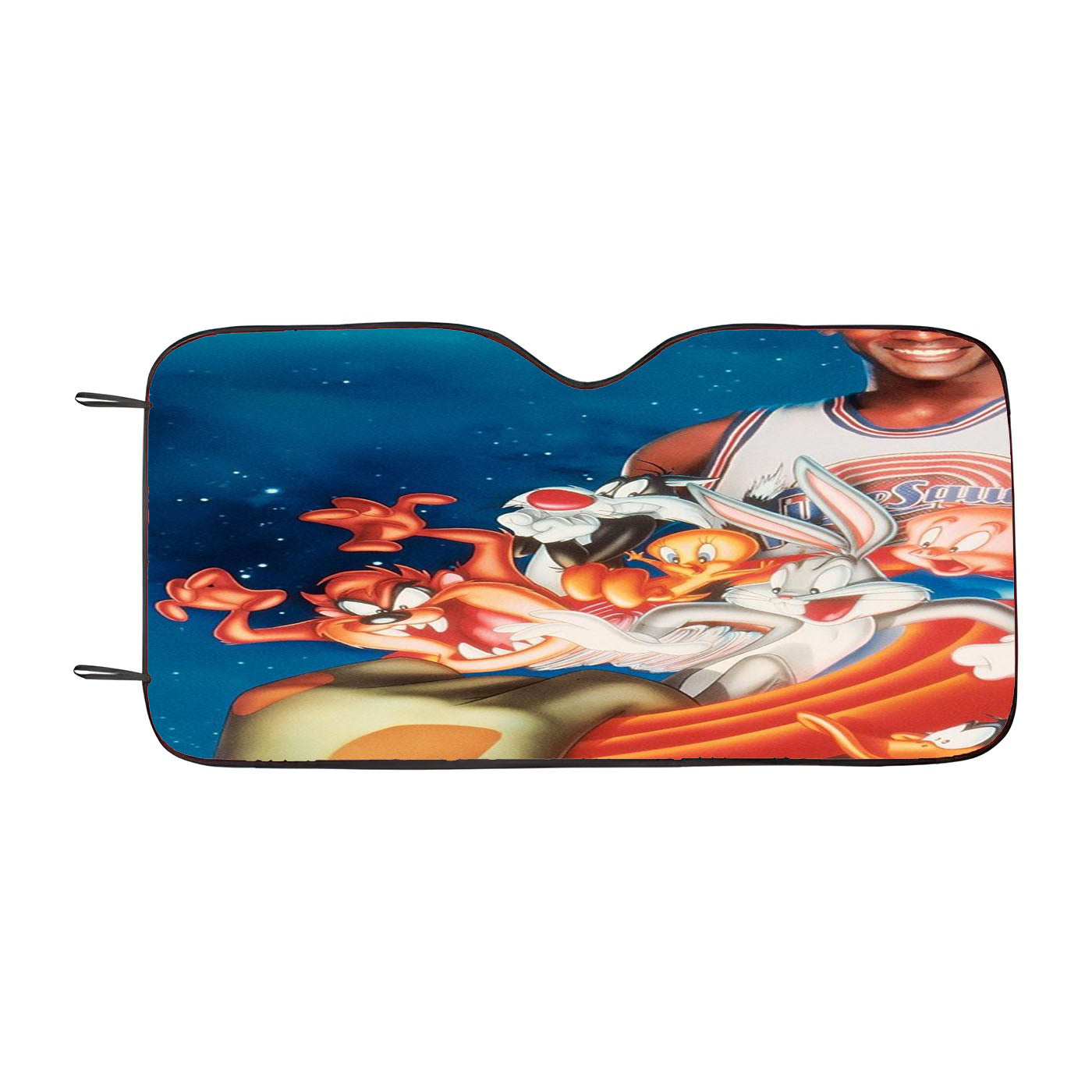 Jordan And Toon Space Jam Car Auto Sun Shade Windshield Cover