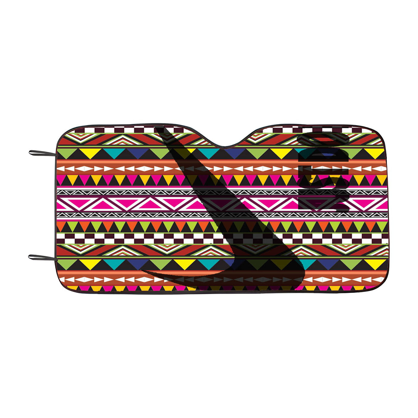 Just Do It Aztec 3 Car Auto Sun Shade Windshield Cover