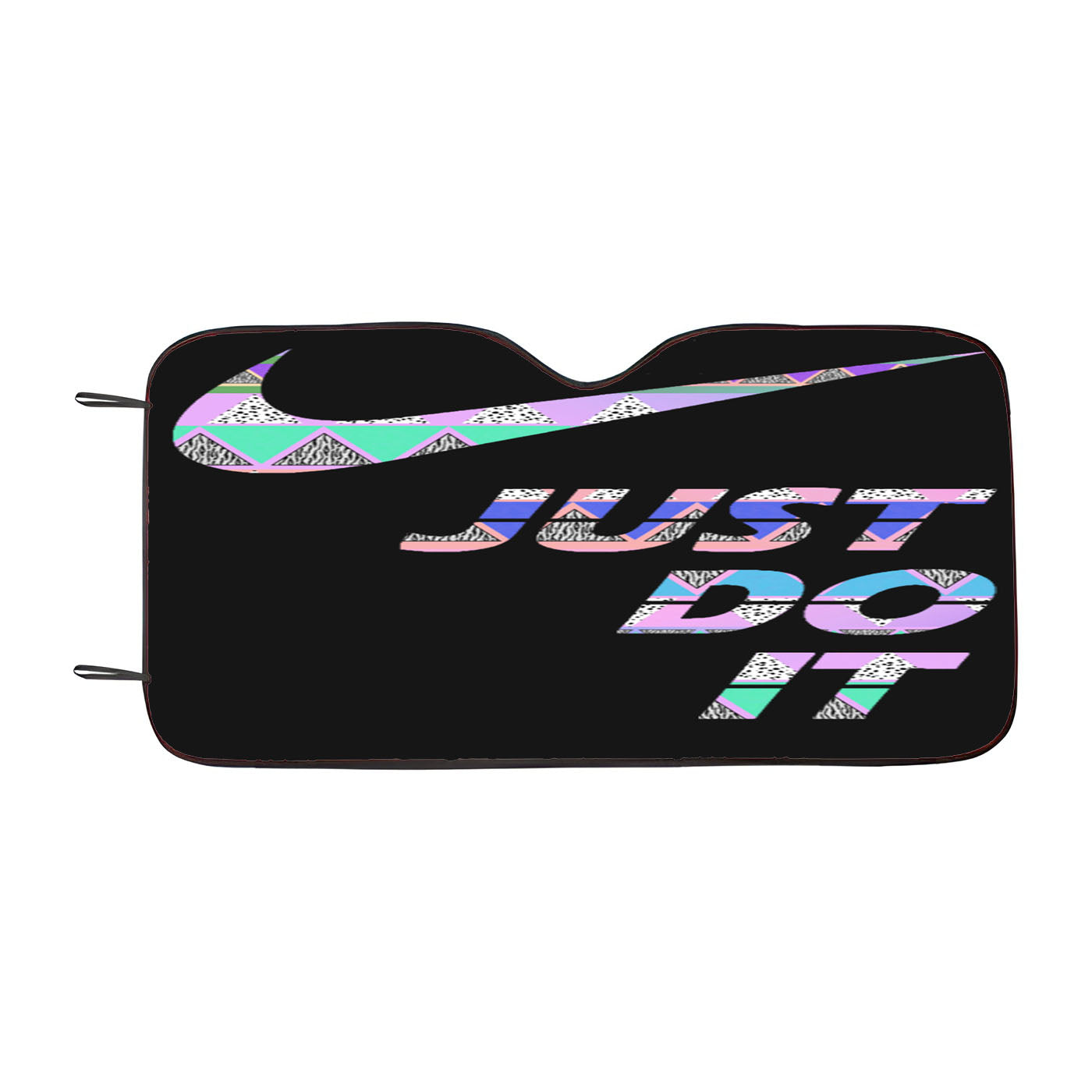 Just Do It Aztec Pastel Car Auto Sun Shade Windshield Cover
