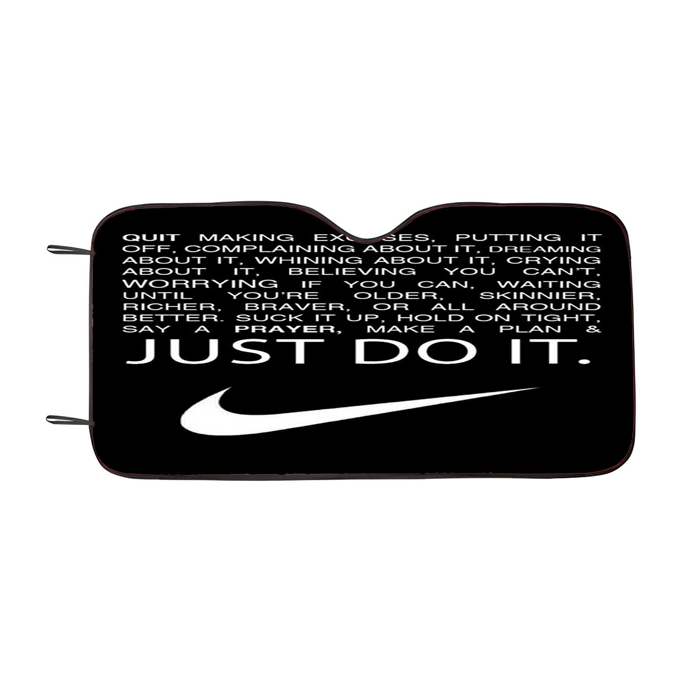 Just Do It Quotes Car Auto Sun Shade Windshield Cover