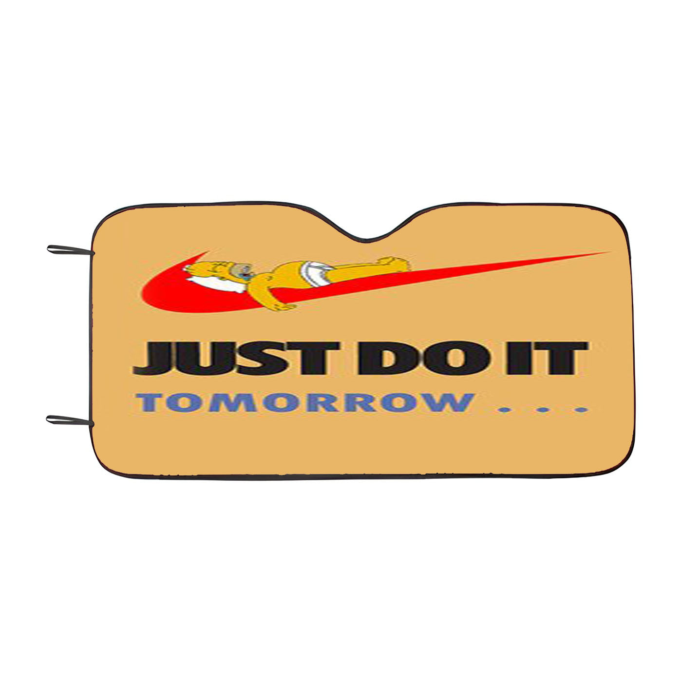 Just Do It Tomorrow Simpson Car Auto Sun Shade Windshield Cover