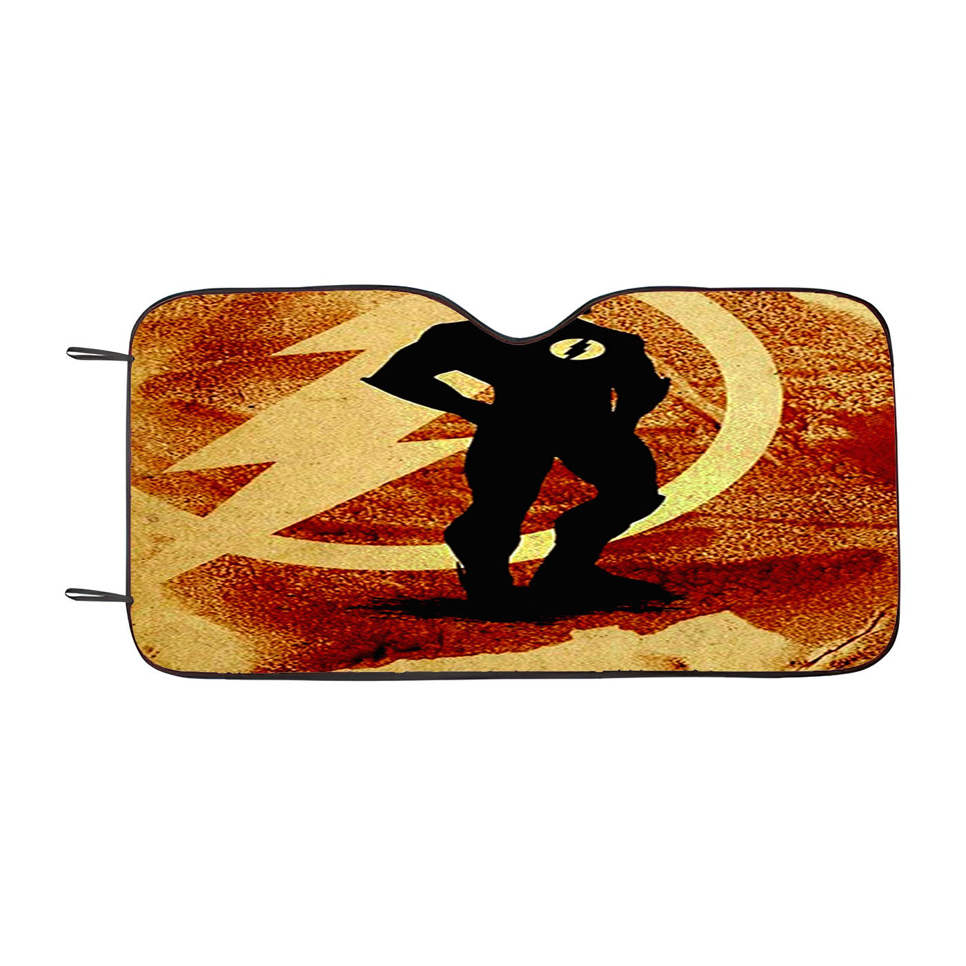 Justice League Silhouette Posters Flash Car Auto Sun Shade Windshield Cover