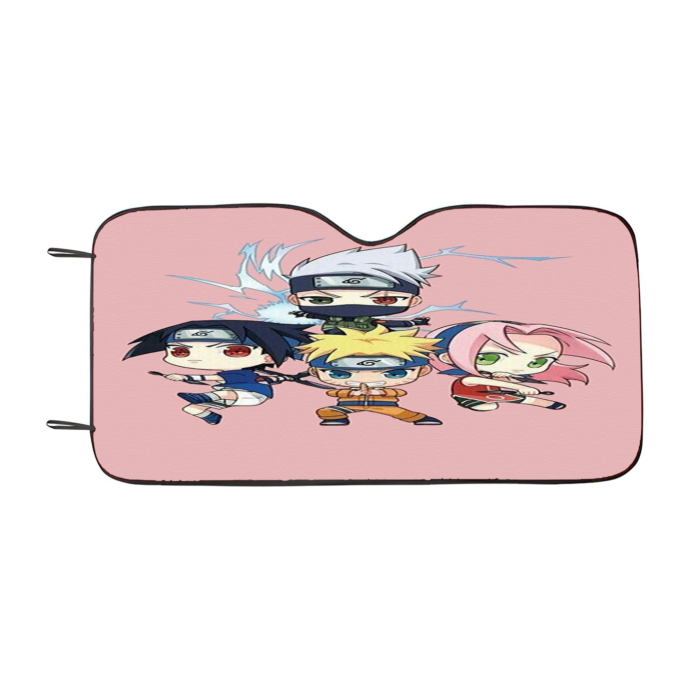 Kakashi Sasuke Naruto Sakura Team Car Auto Sun Shade Windshield Cover