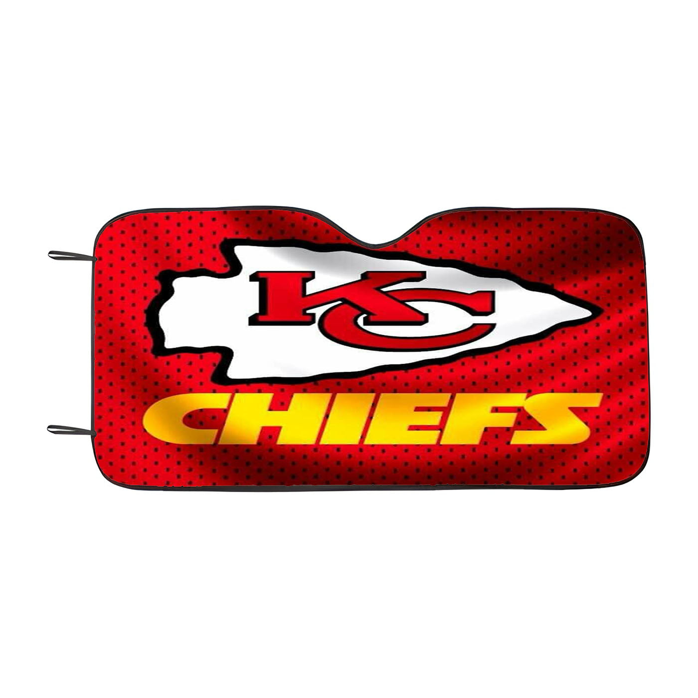 Kansas City Chiefs Jersey Texture Wallpaper Car Auto Sun Shade Windshield Cover