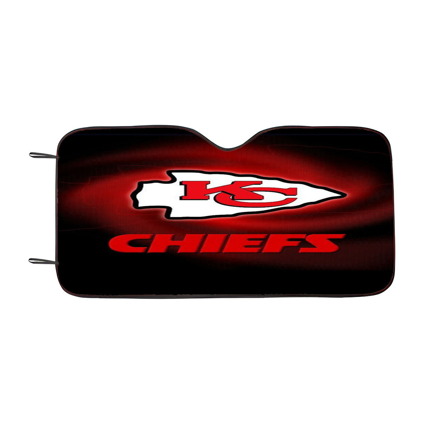Kansas City Chiefs Logo Car Auto Sun Shade Windshield Cover