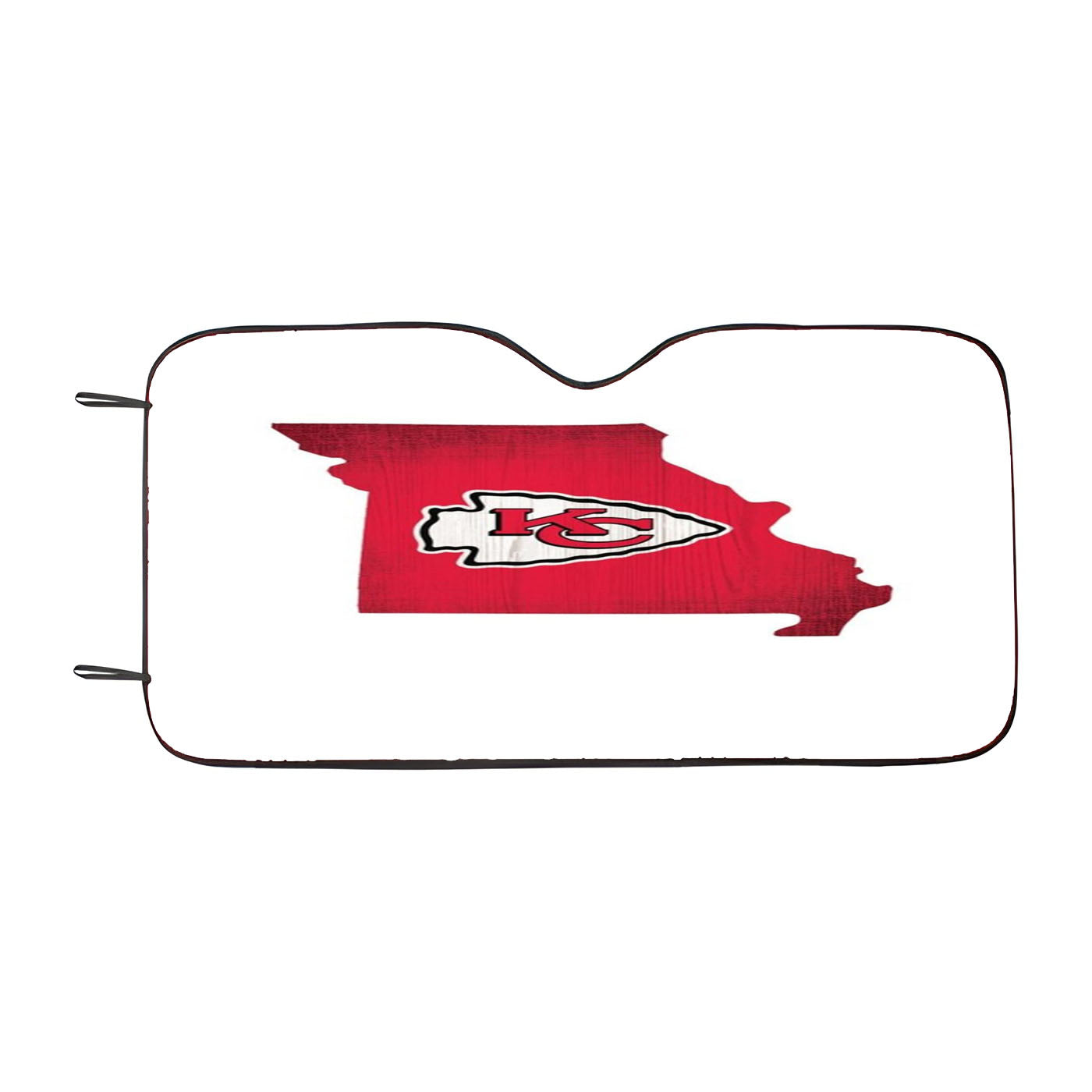 Kansas City Chiefs Logo States Car Auto Sun Shade Windshield Cover