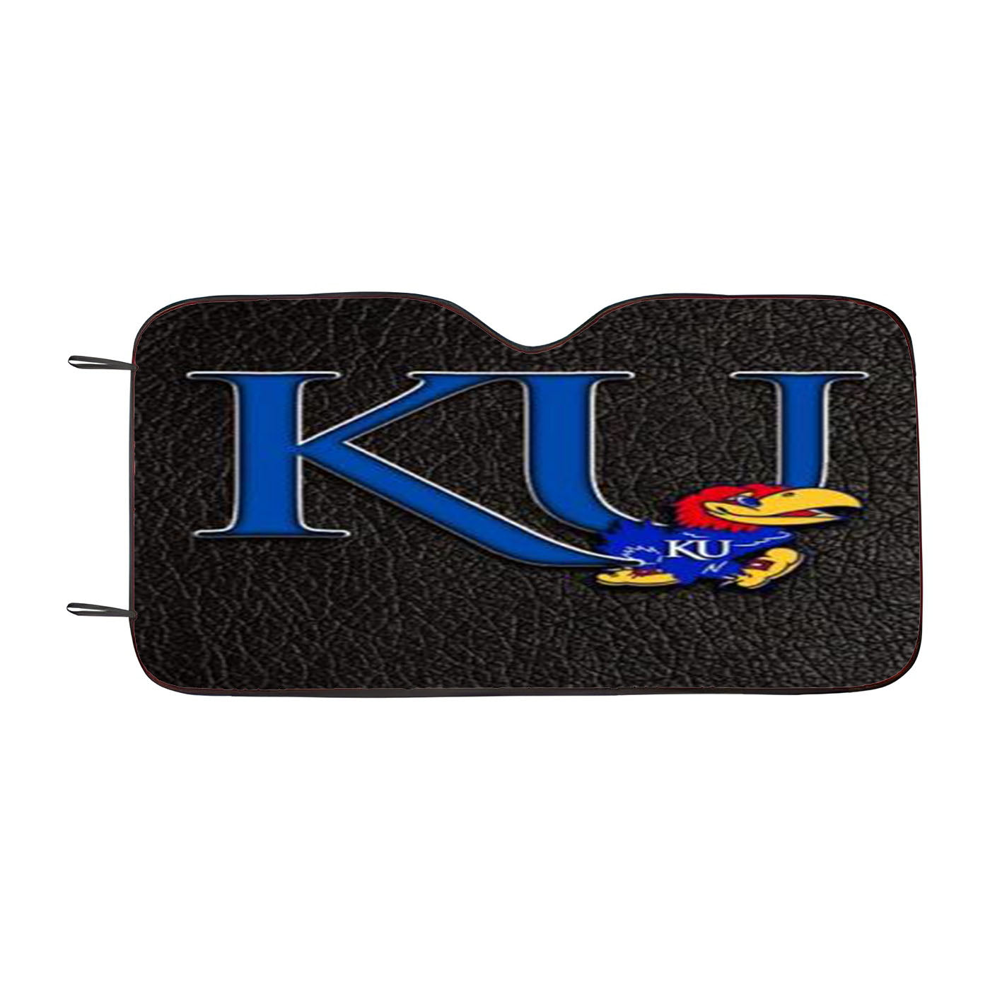 Kansas Jayhawks 3 Car Auto Sun Shade Windshield Cover