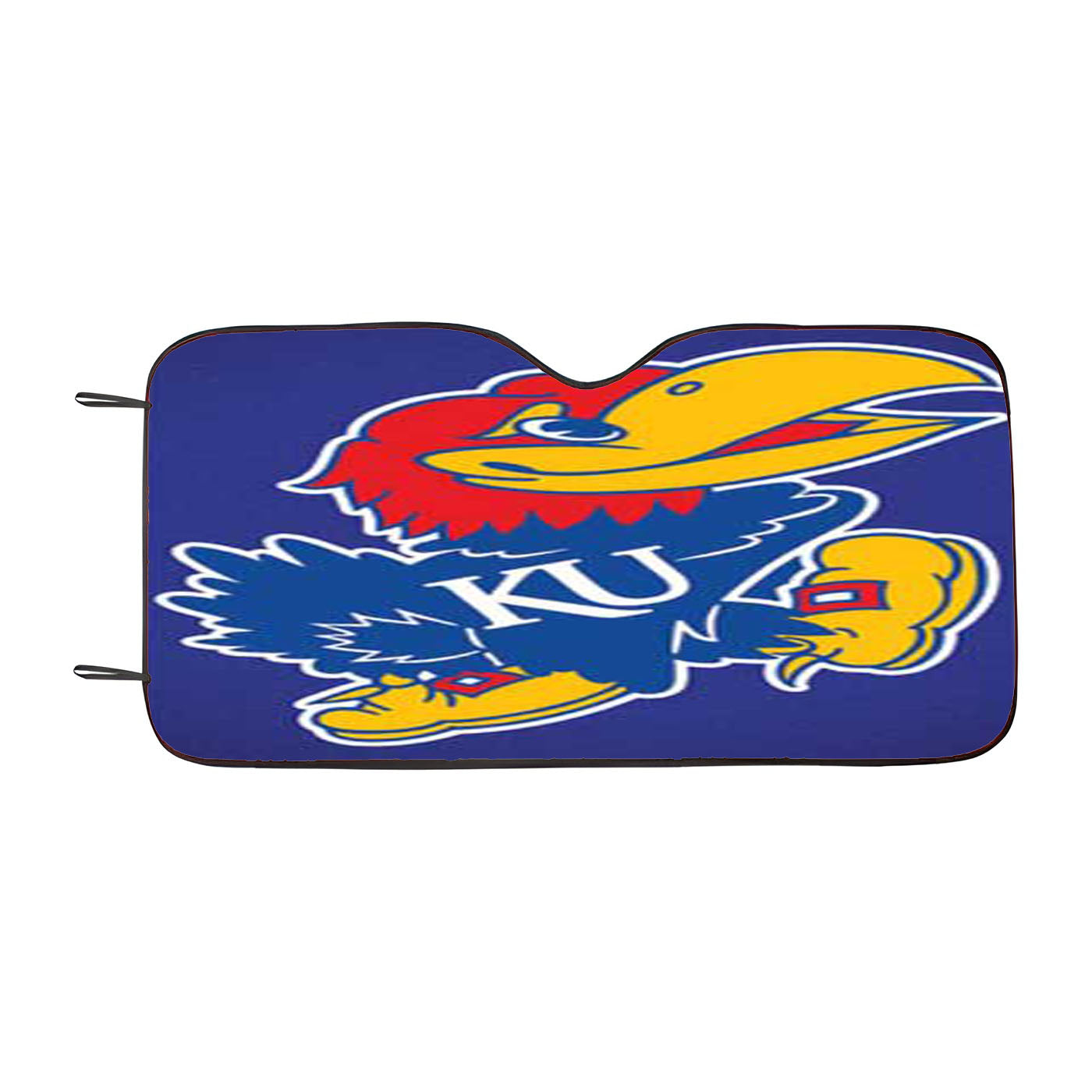 Kansas Jayhawks Big Blue Fade Car Auto Sun Shade Windshield Cover