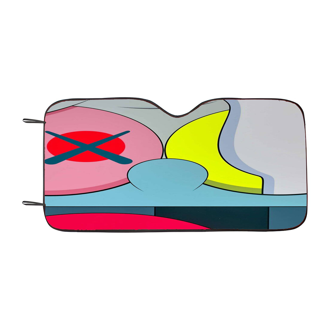 Kaws Pop Art Car Auto Sun Shade Windshield Cover