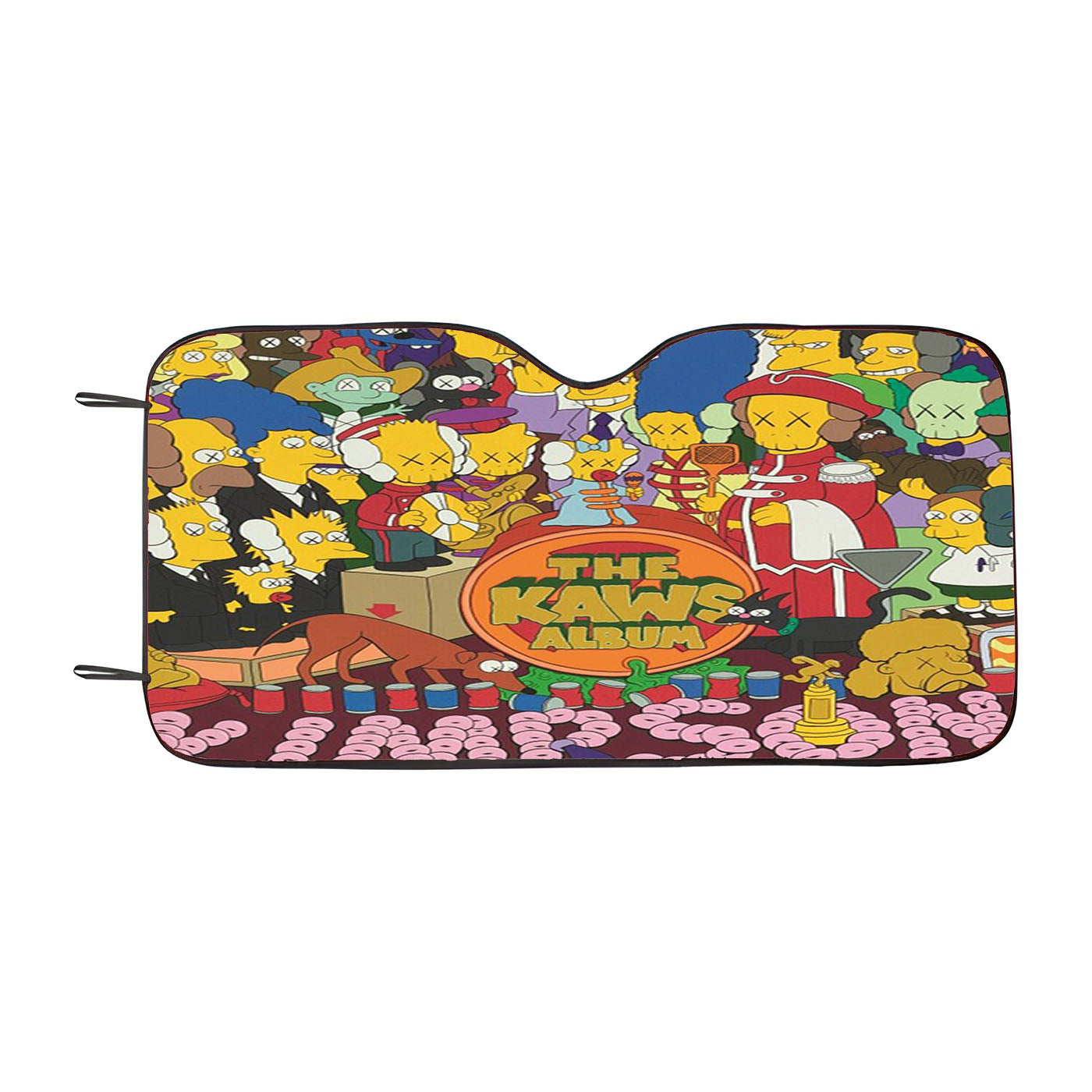 Kaws Simpson Kimpson Car Auto Sun Shade Windshield Cover