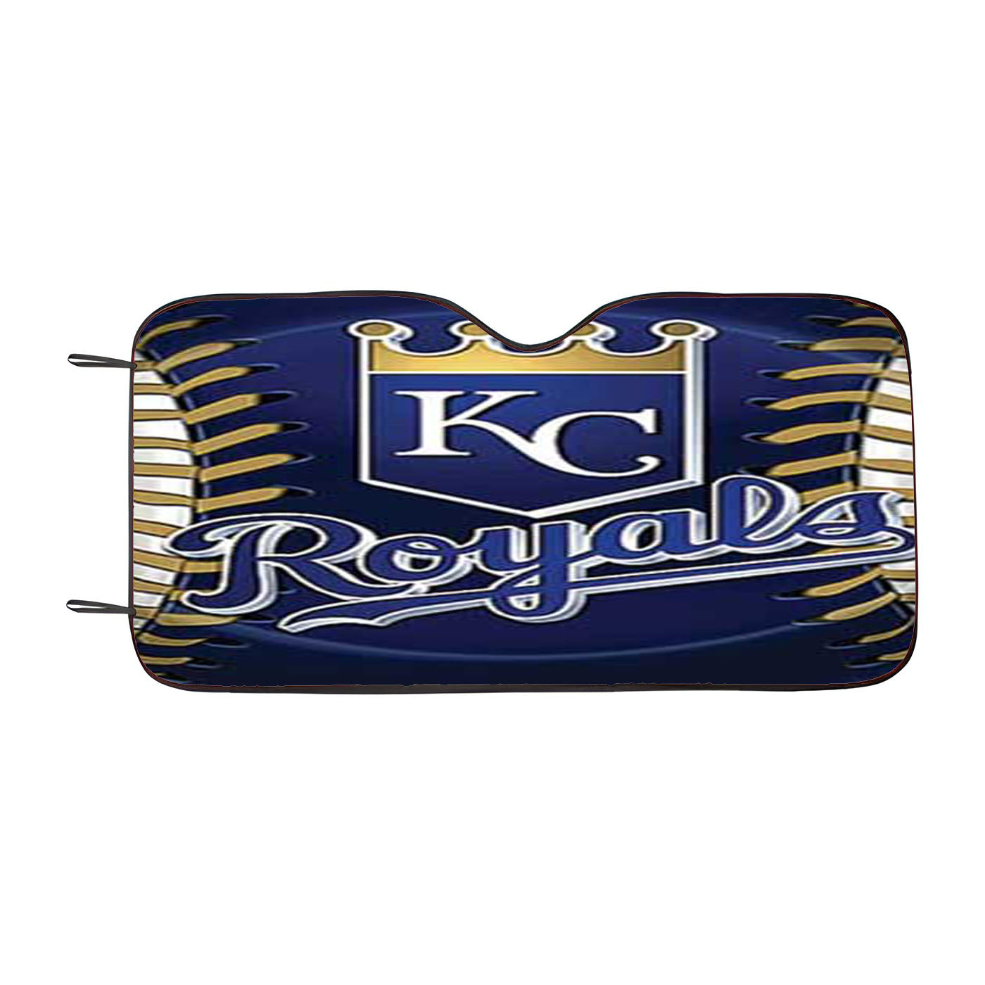 Kc Royals Plate Car Auto Sun Shade Windshield Cover