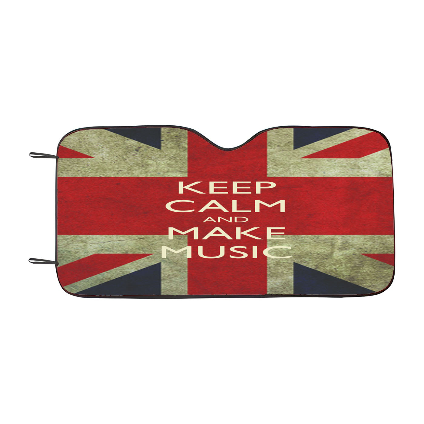Keep Calm And Make Music Car Auto Sun Shade Windshield Cover