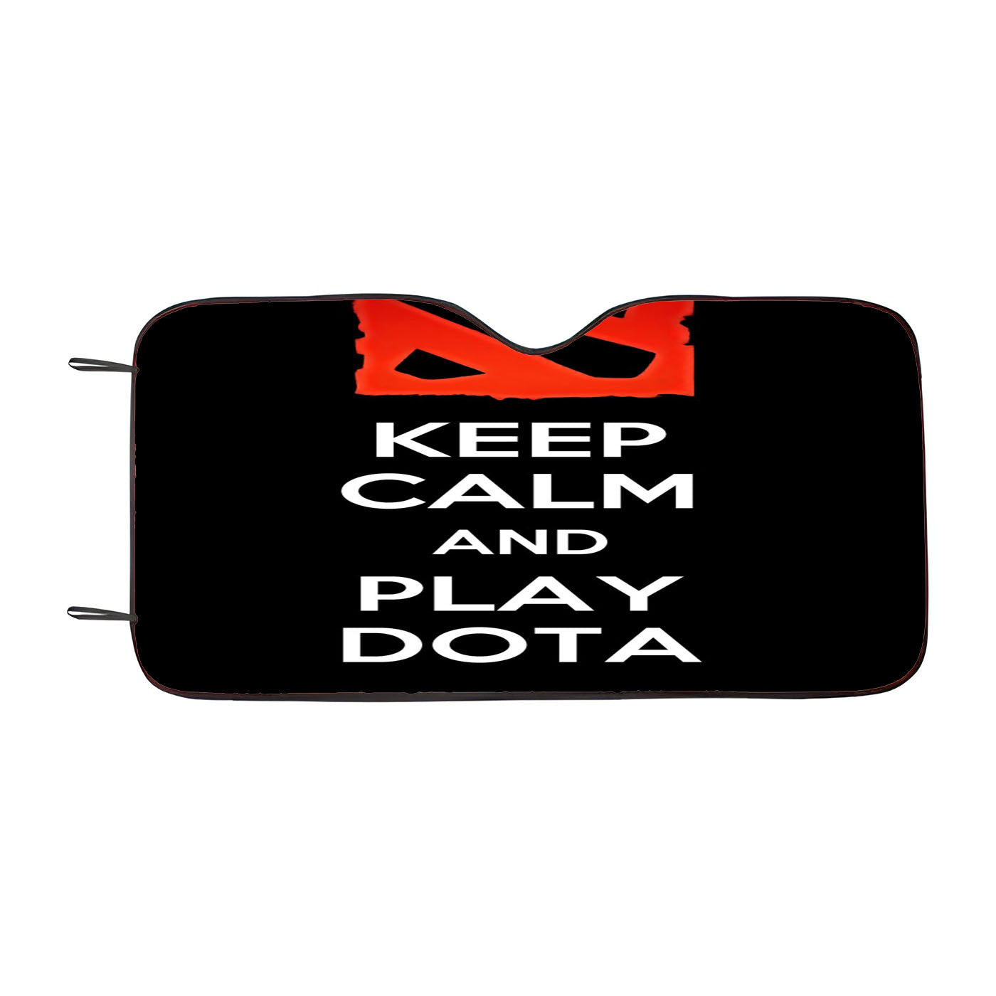 Keep Calm And Play Dota Car Auto Sun Shade Windshield Cover
