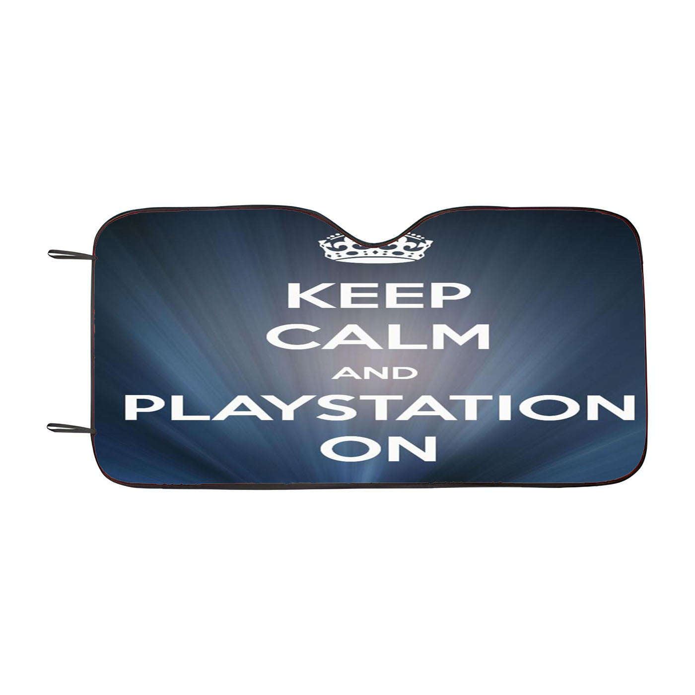 Keep Calm And Play Playstation Car Auto Sun Shade Windshield Cover