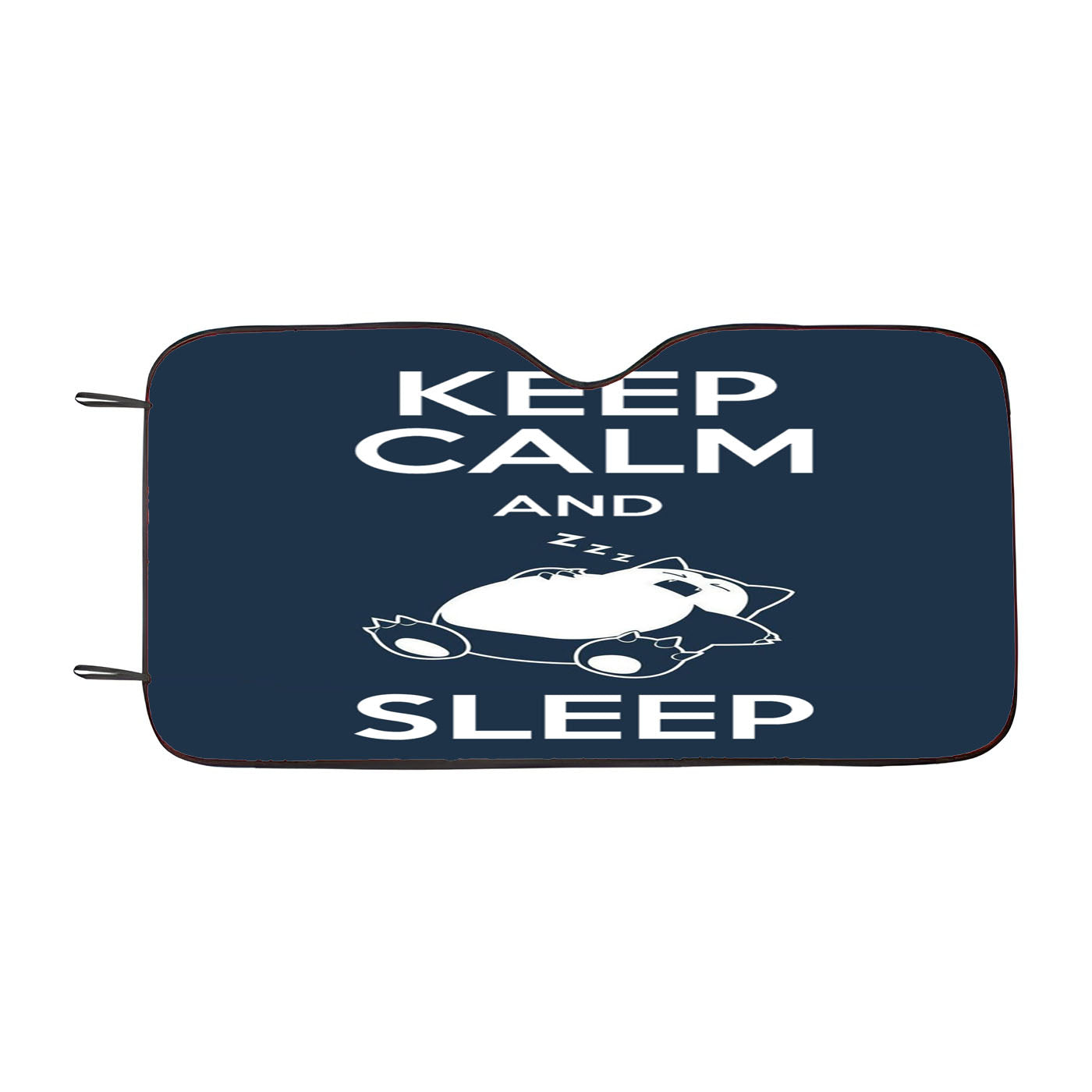 Keep Calm And Sleep Pokemon Car Auto Sun Shade Windshield Cover