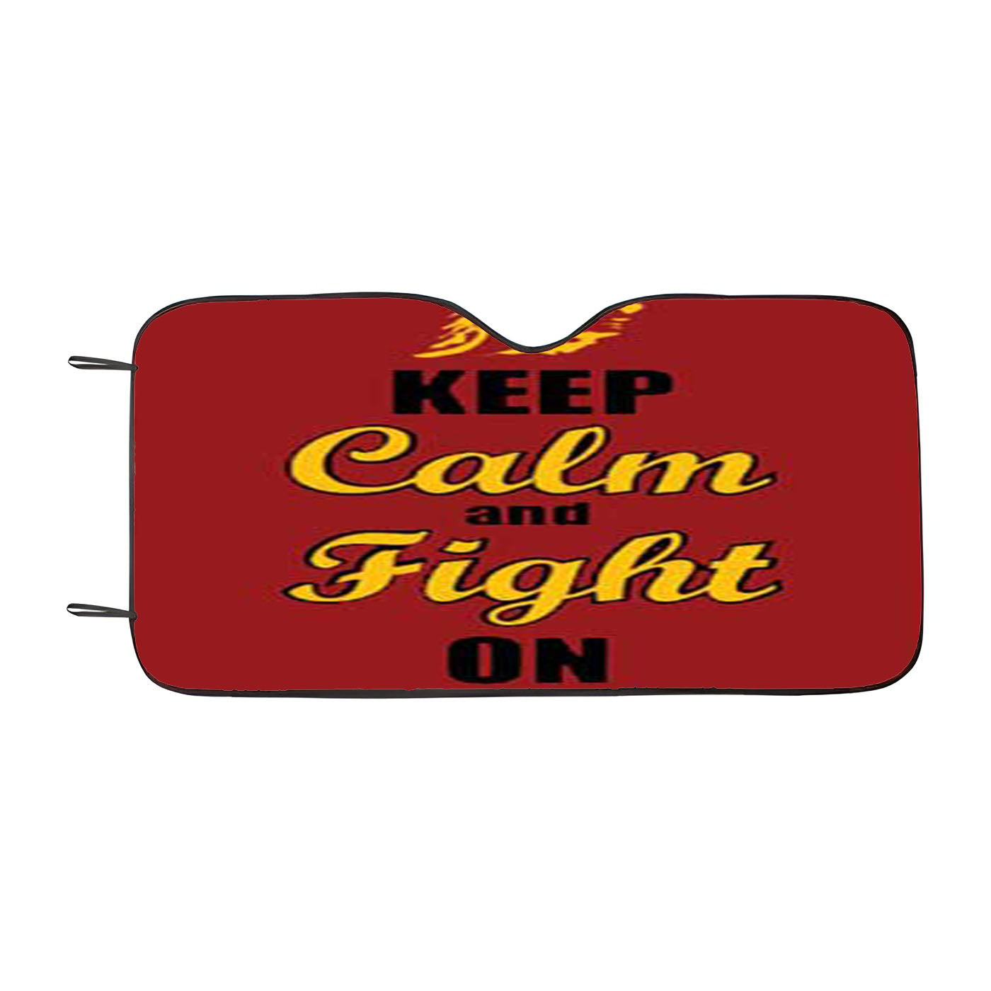 Keep Calm Fight On Usc Car Auto Sun Shade Windshield Cover
