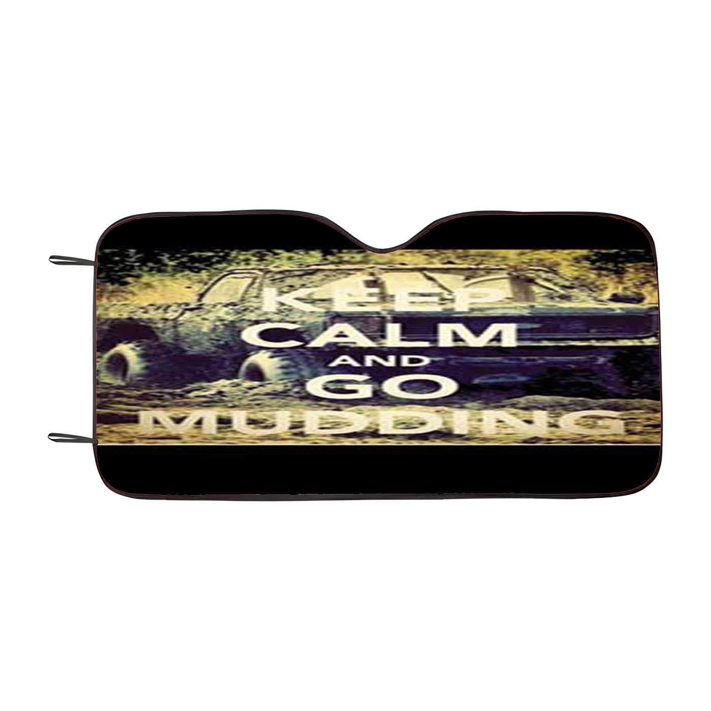 Keep Calm Go Mudding Car Auto Sun Shade Windshield Cover