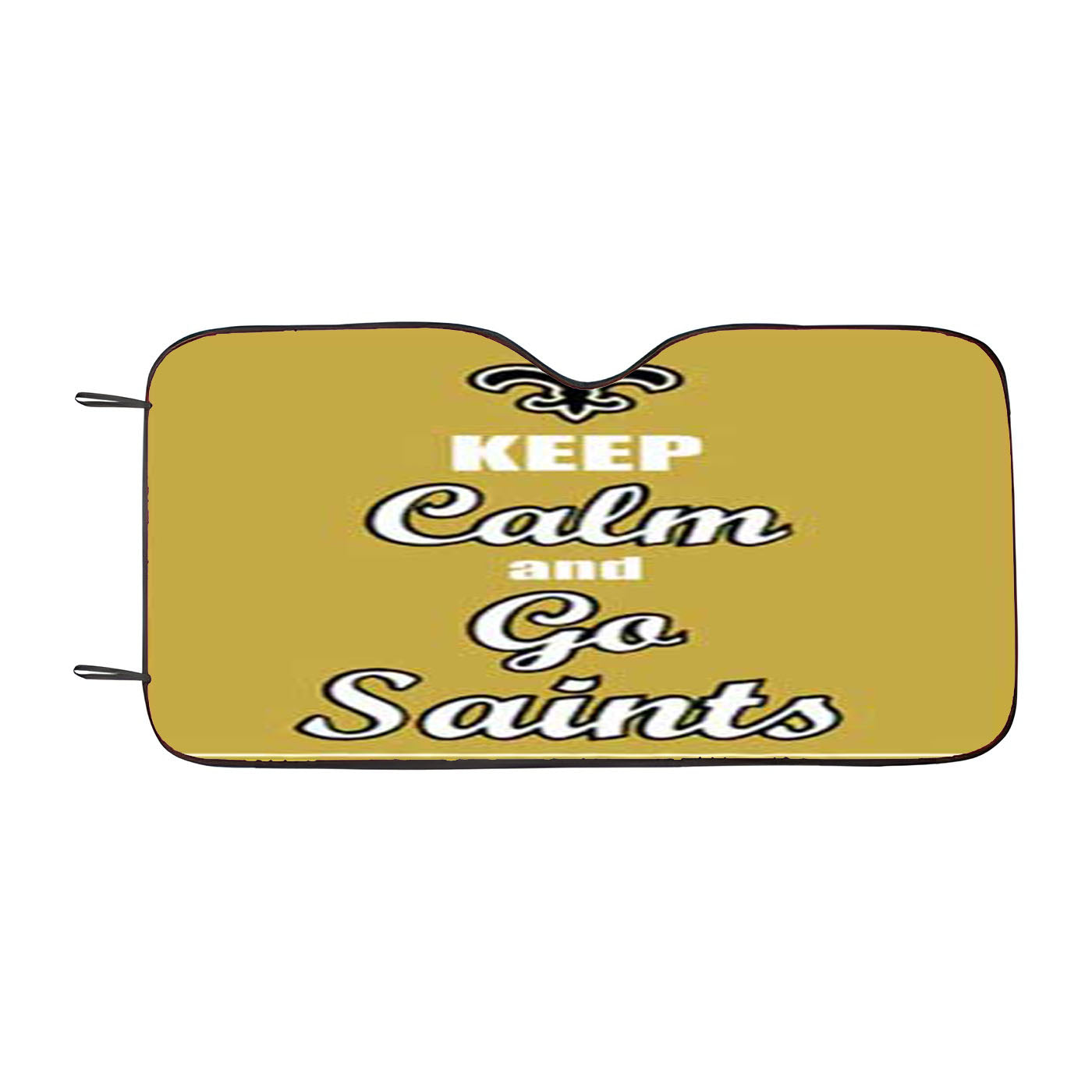 Keep Calm Go Saints Car Auto Sun Shade Windshield Cover