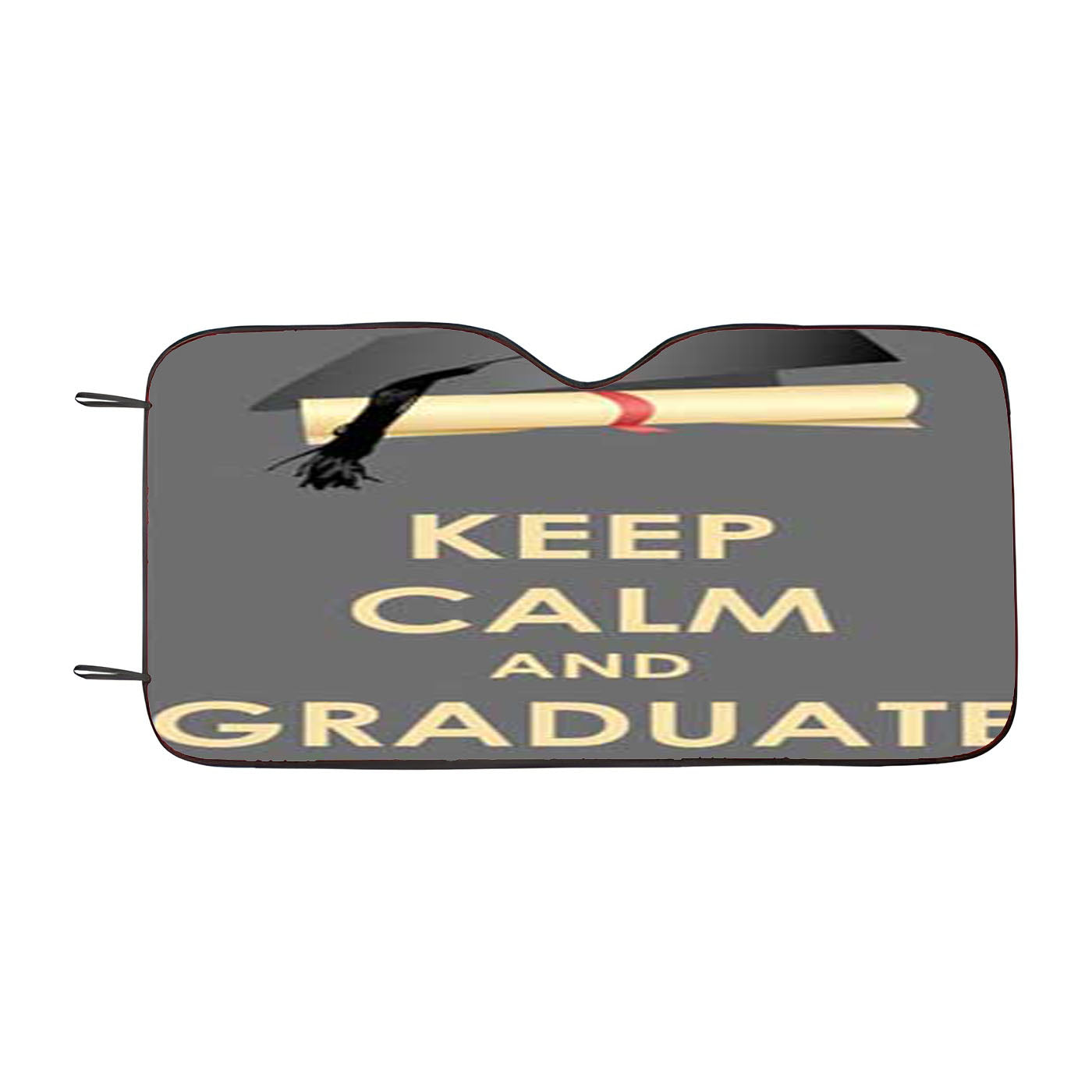 Keep Calm Graduate Car Auto Sun Shade Windshield Cover