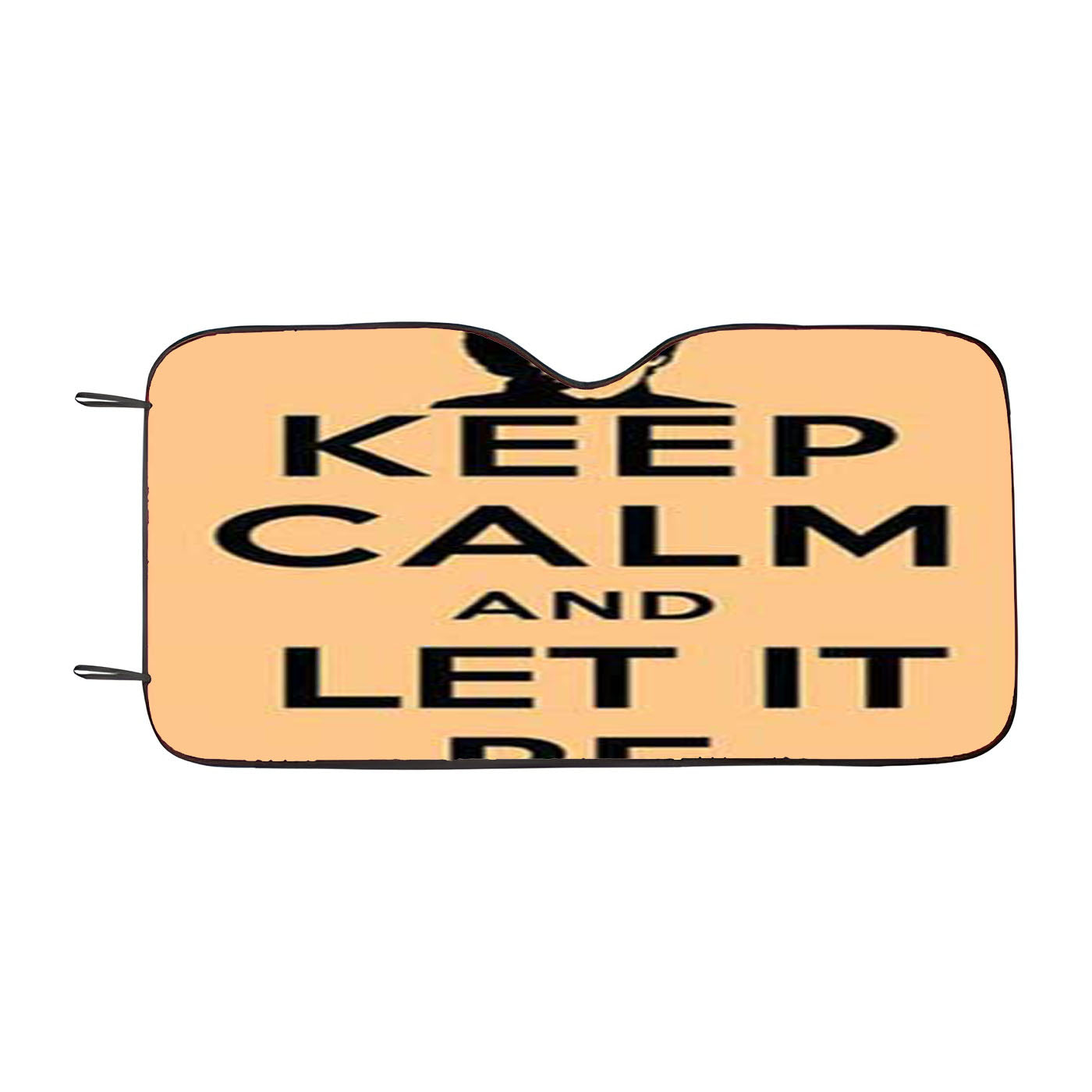 Keep Calm Let It Be Car Auto Sun Shade Windshield Cover