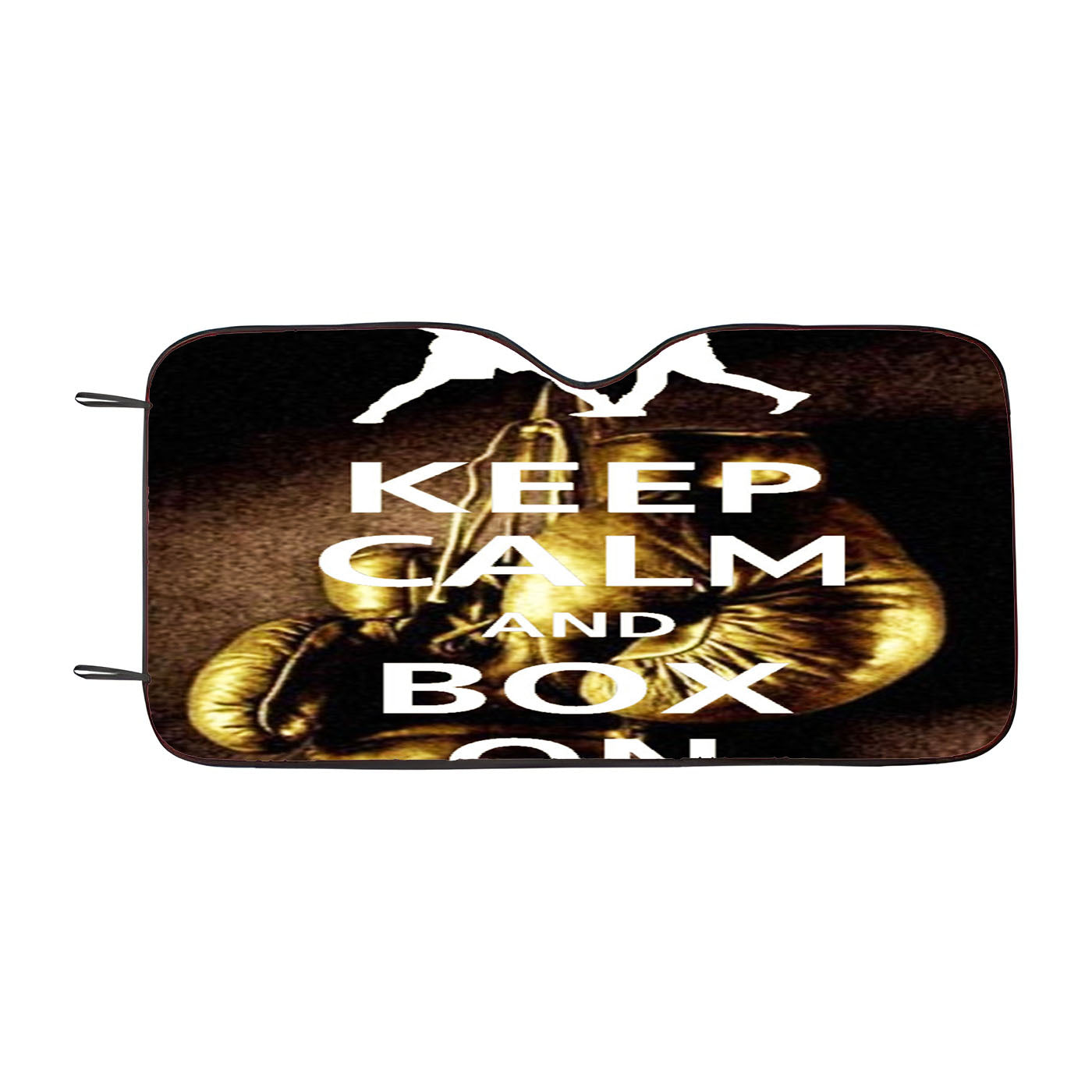 Keep Calm Wwe Boxing Gloves Car Auto Sun Shade Windshield Cover