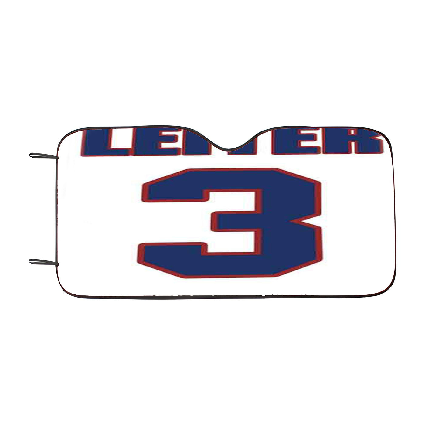 Ken Leiter National Hockey Car Auto Sun Shade Windshield Cover
