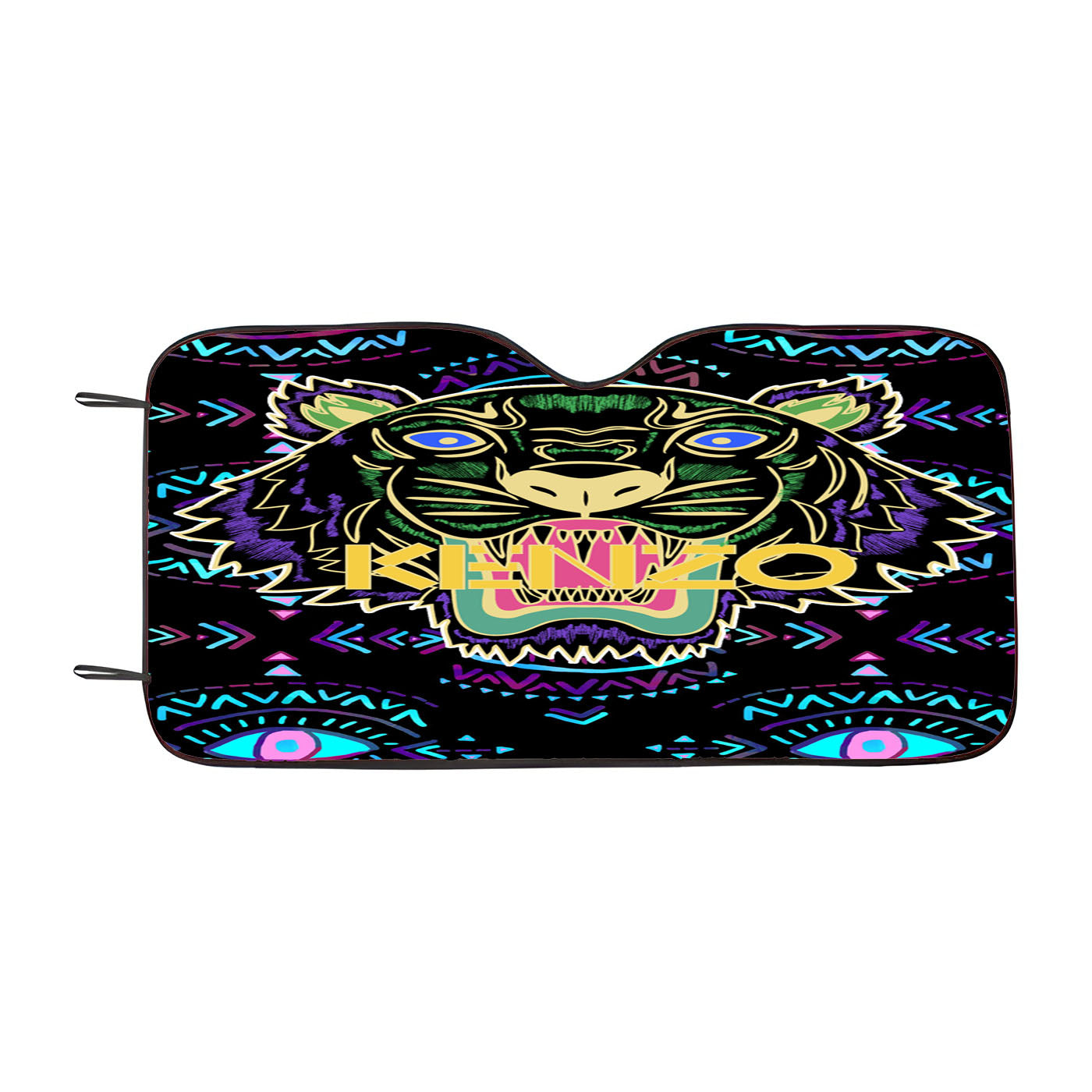 Kenzo Tiger Pattern Car Auto Sun Shade Windshield Cover
