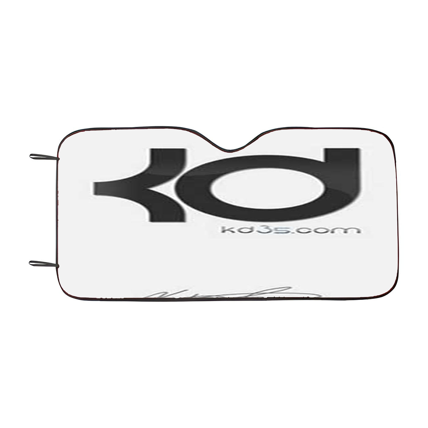 Kevin Durant Logo On Wht Car Auto Sun Shade Windshield Cover