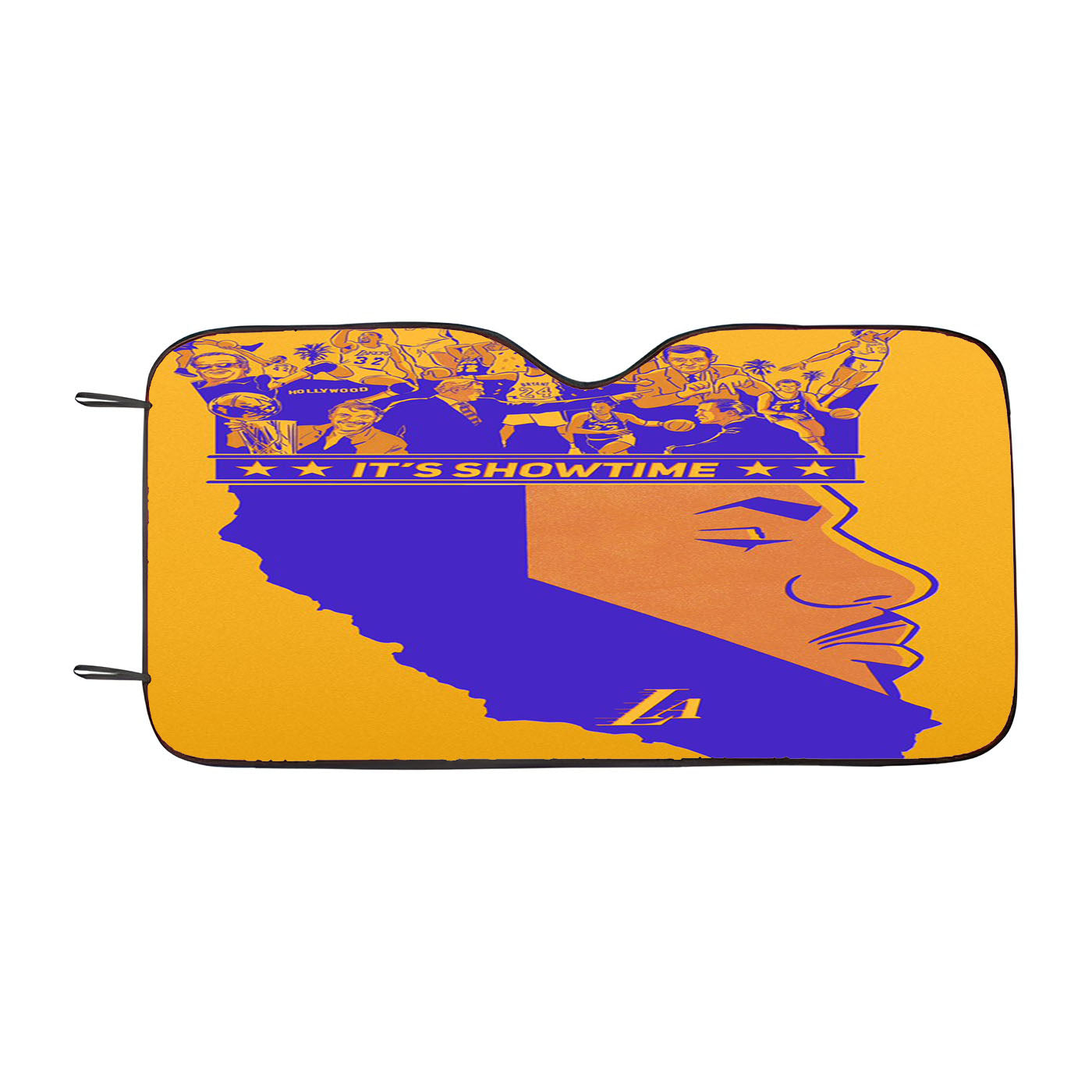 King James Lebron Lakers Team Nba Car Auto Sun Shade Windshield Cover