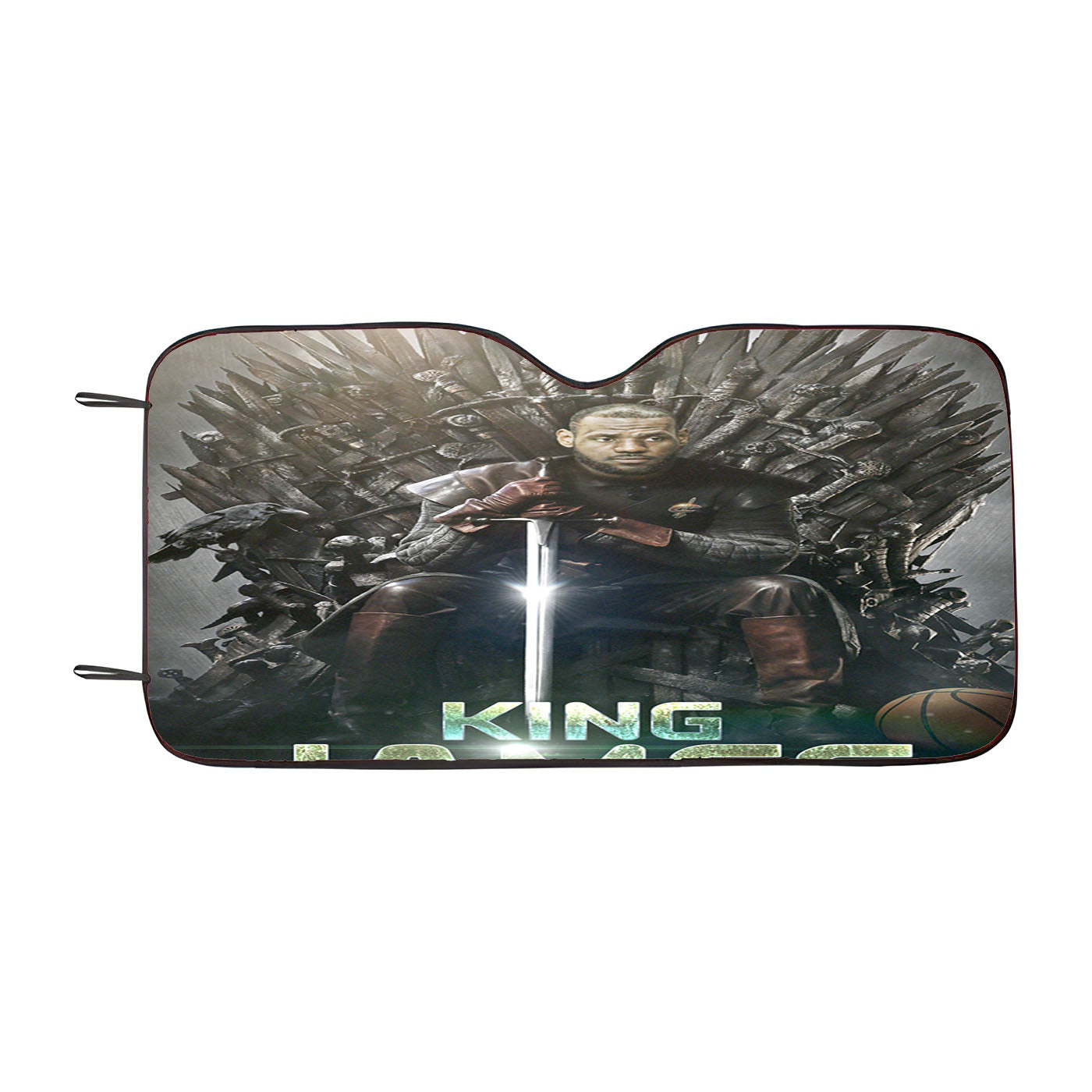 King Lebron James Game Of Thrones Nba Car Auto Sun Shade Windshield Cover