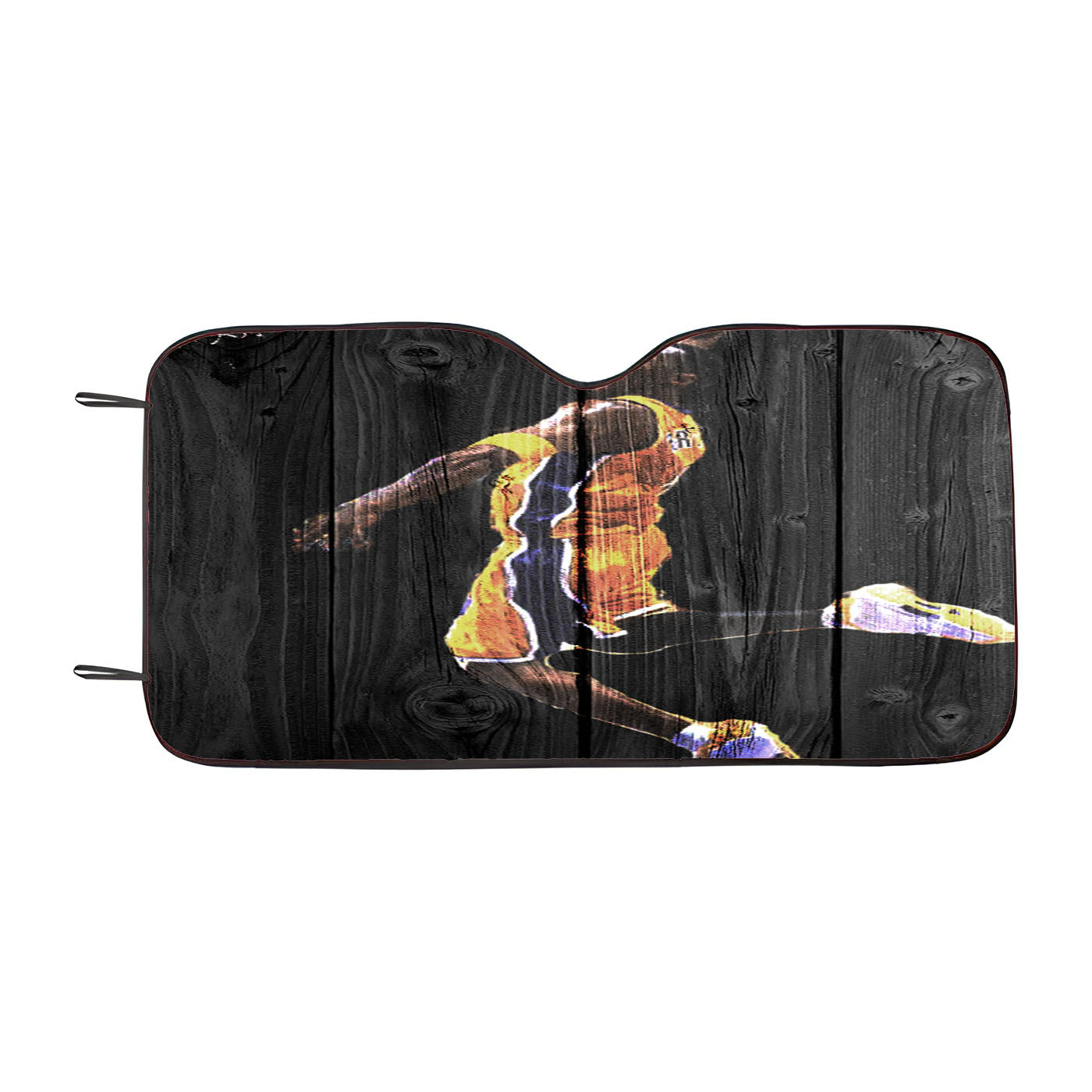 Kobe Bryant Dark Wood Wallpaper Car Auto Sun Shade Windshield Cover