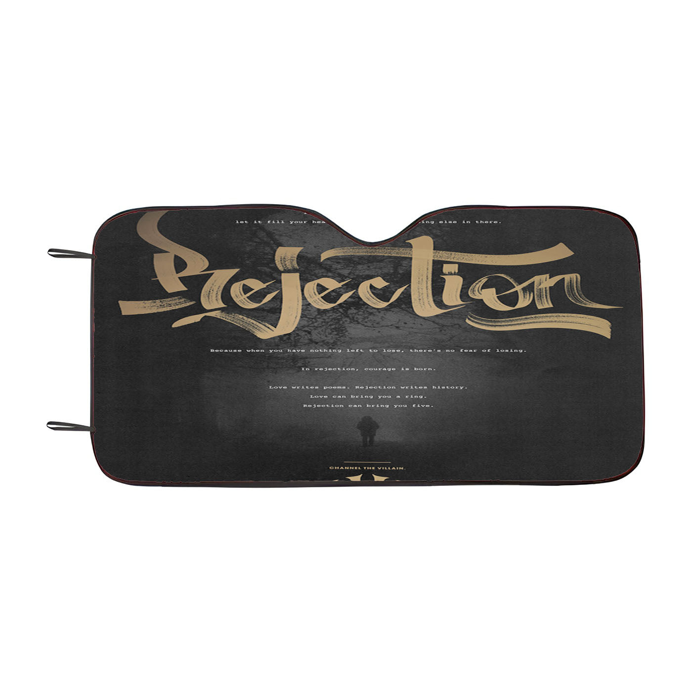 Kobe Bryant Rejection Herovillain Car Auto Sun Shade Windshield Cover
