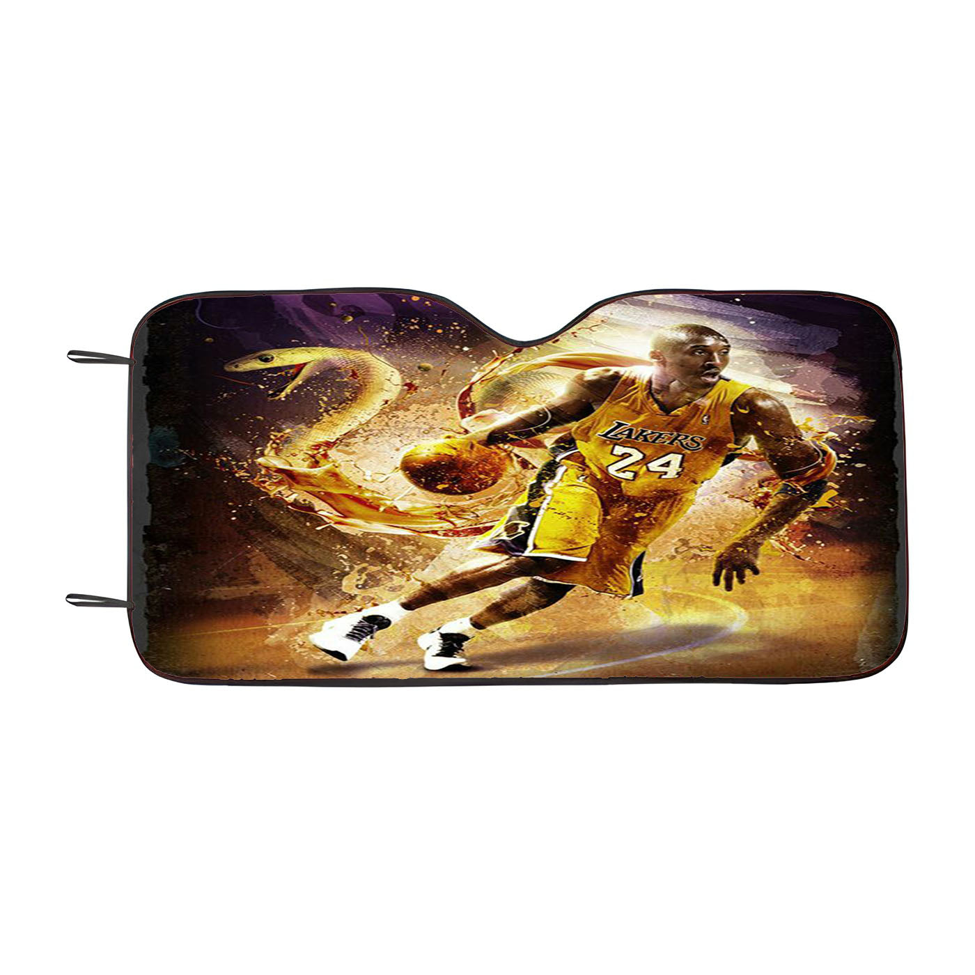 Kobe Bryant The Black Mamba Lakers Car Auto Sun Shade Windshield Cover