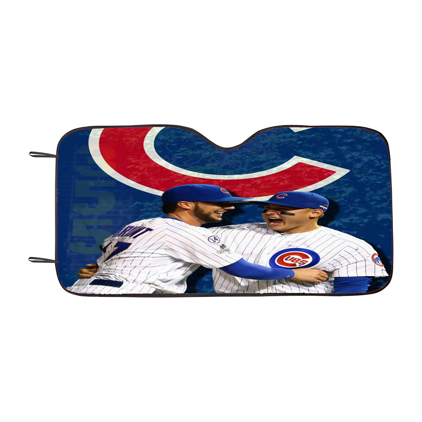 Kris Bryant X Rizzo Chicago Cubs Car Auto Sun Shade Windshield Cover