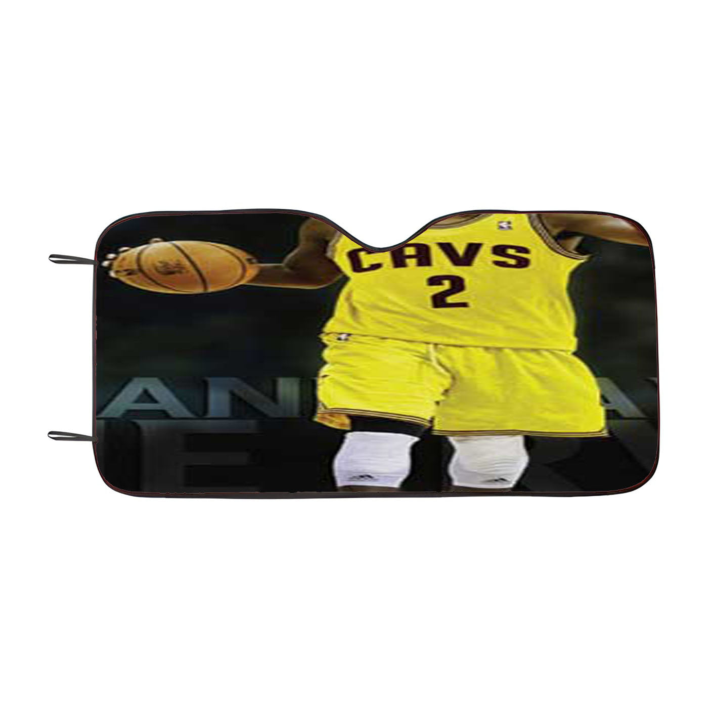 Kyrie Irving Horns Grey Car Auto Sun Shade Windshield Cover