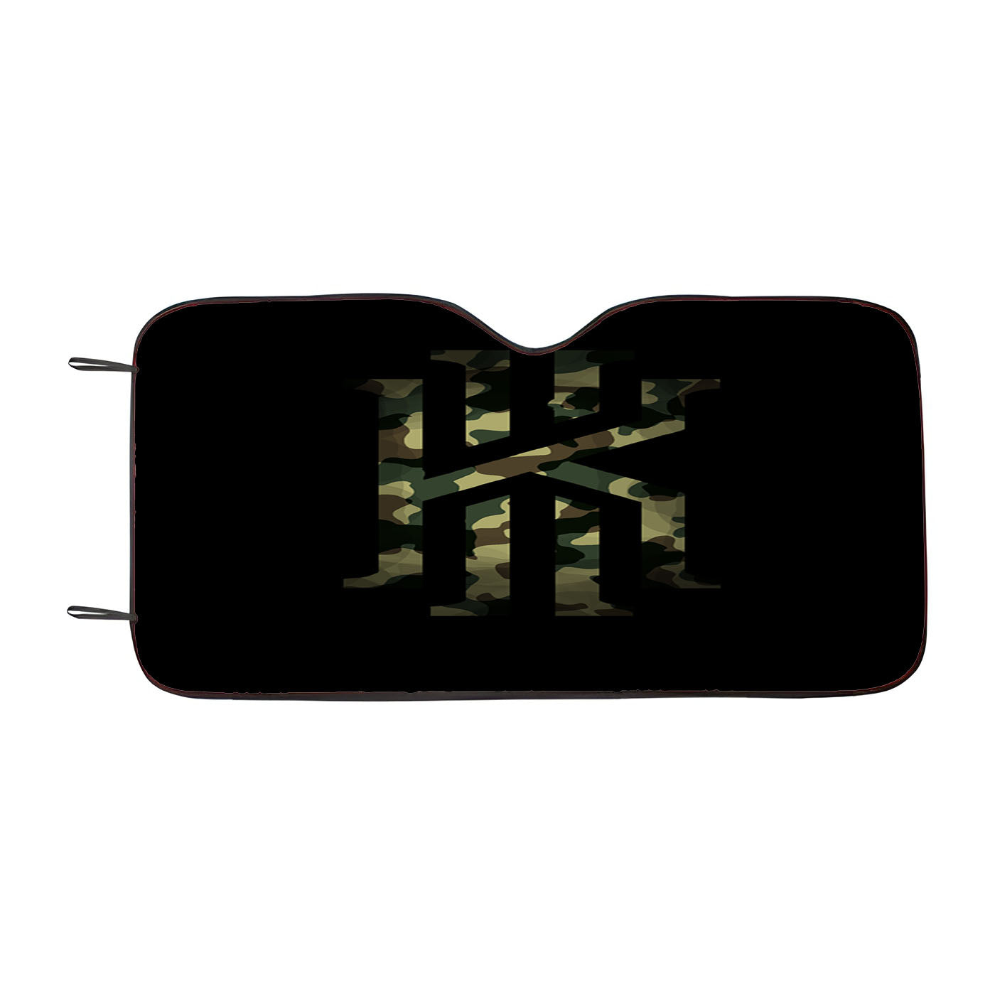 Kyrie Irving Military Camo Logo Car Auto Sun Shade Windshield Cover