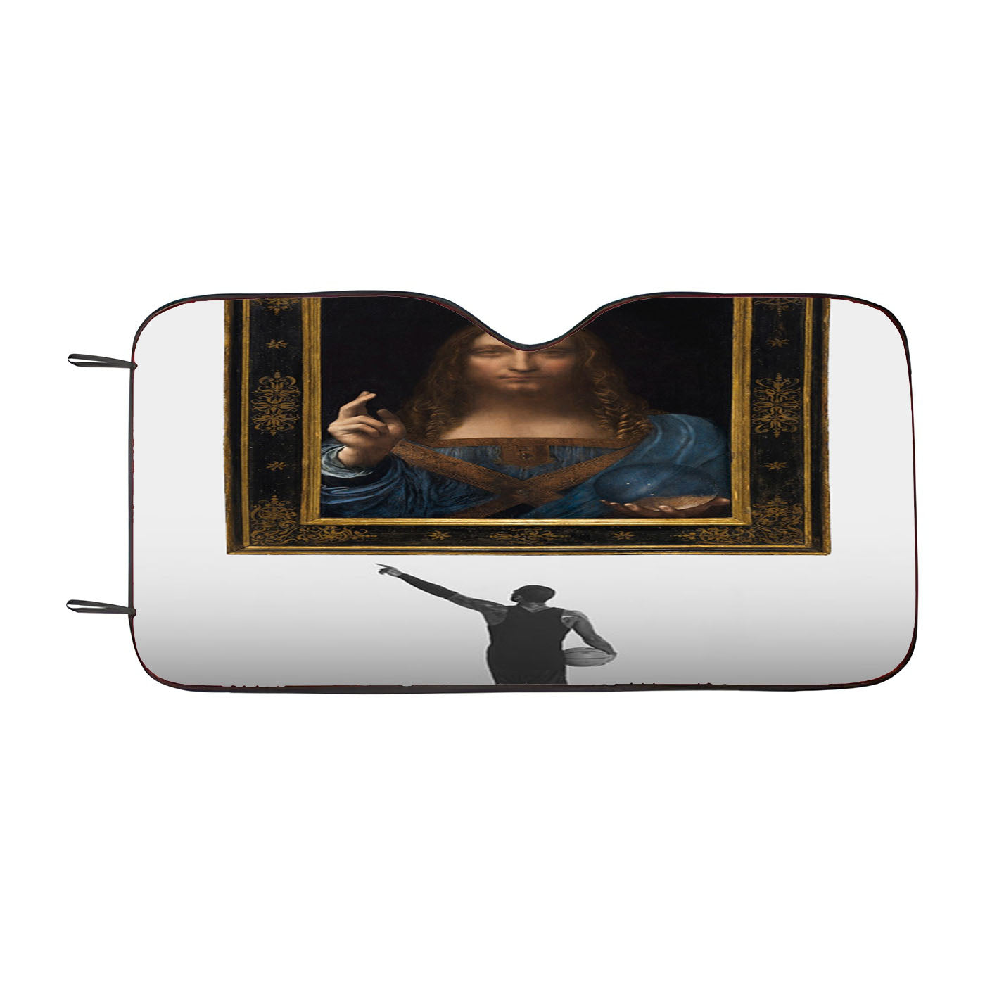 Kyrie Irving Nike Leonardo Davinci Car Auto Sun Shade Windshield Cover
