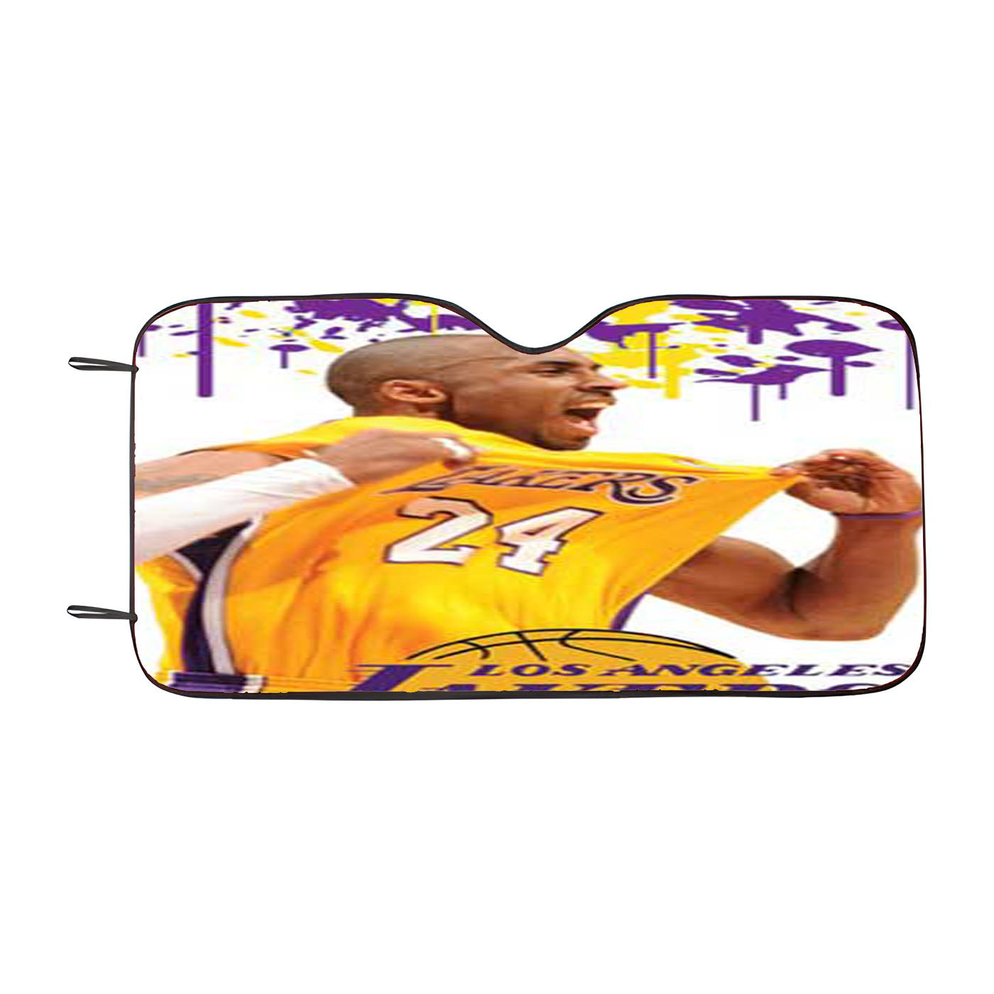 La Lakers Kobe Paint Splatter Car Auto Sun Shade Windshield Cover