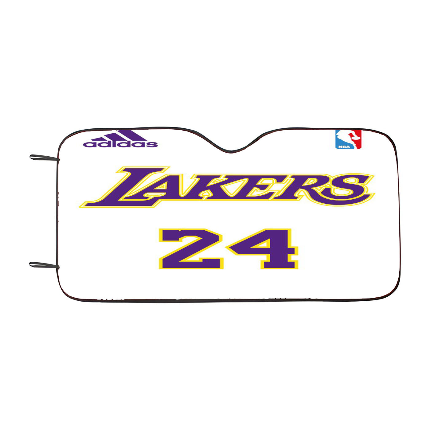 Lakers Number 24 Legend Nba Car Auto Sun Shade Windshield Cover