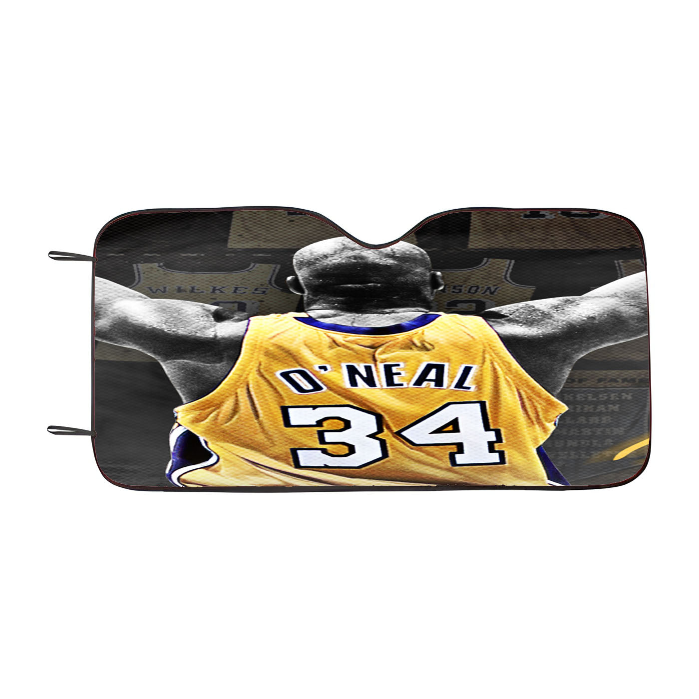 Lakers Team Number 34 Car Auto Sun Shade Windshield Cover