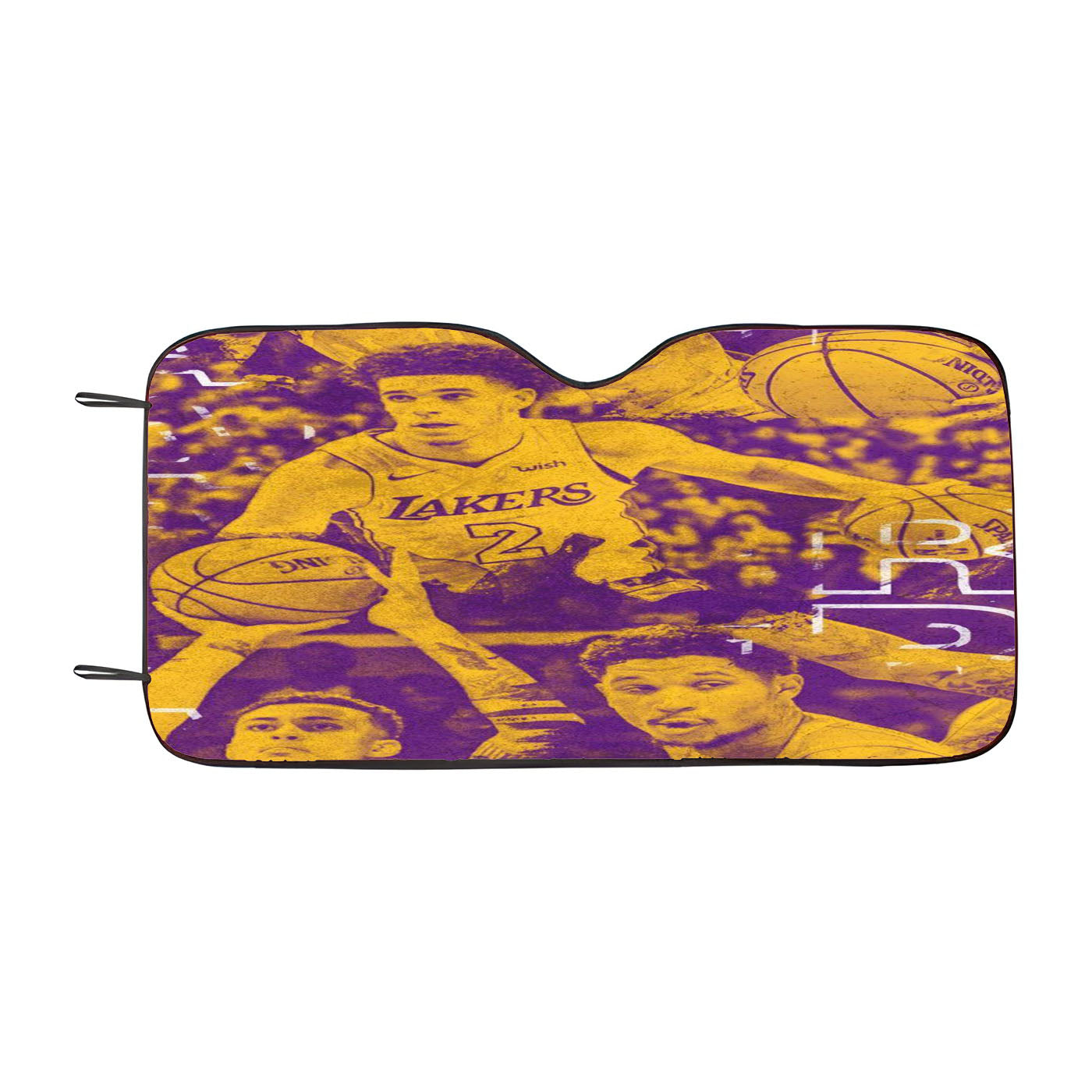 Lakers Vintage Photo Team Match Car Auto Sun Shade Windshield Cover