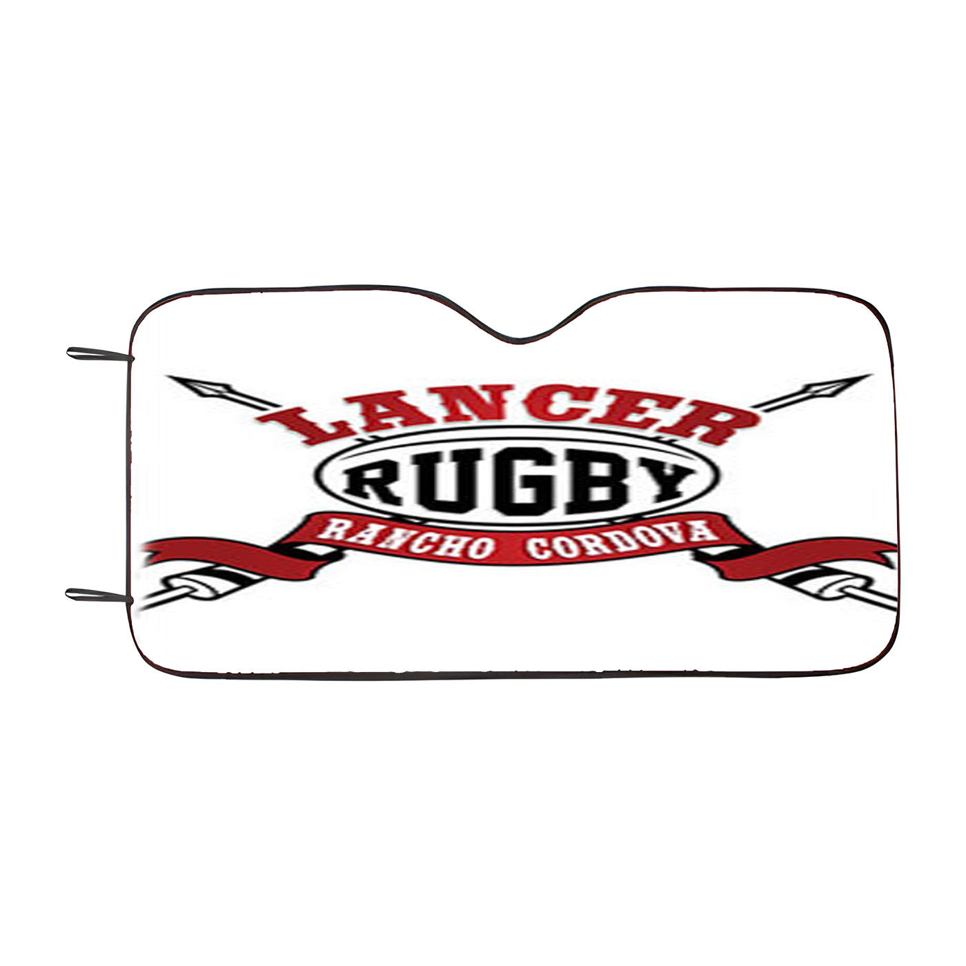 Lancer Rugby Logo Car Auto Sun Shade Windshield Cover