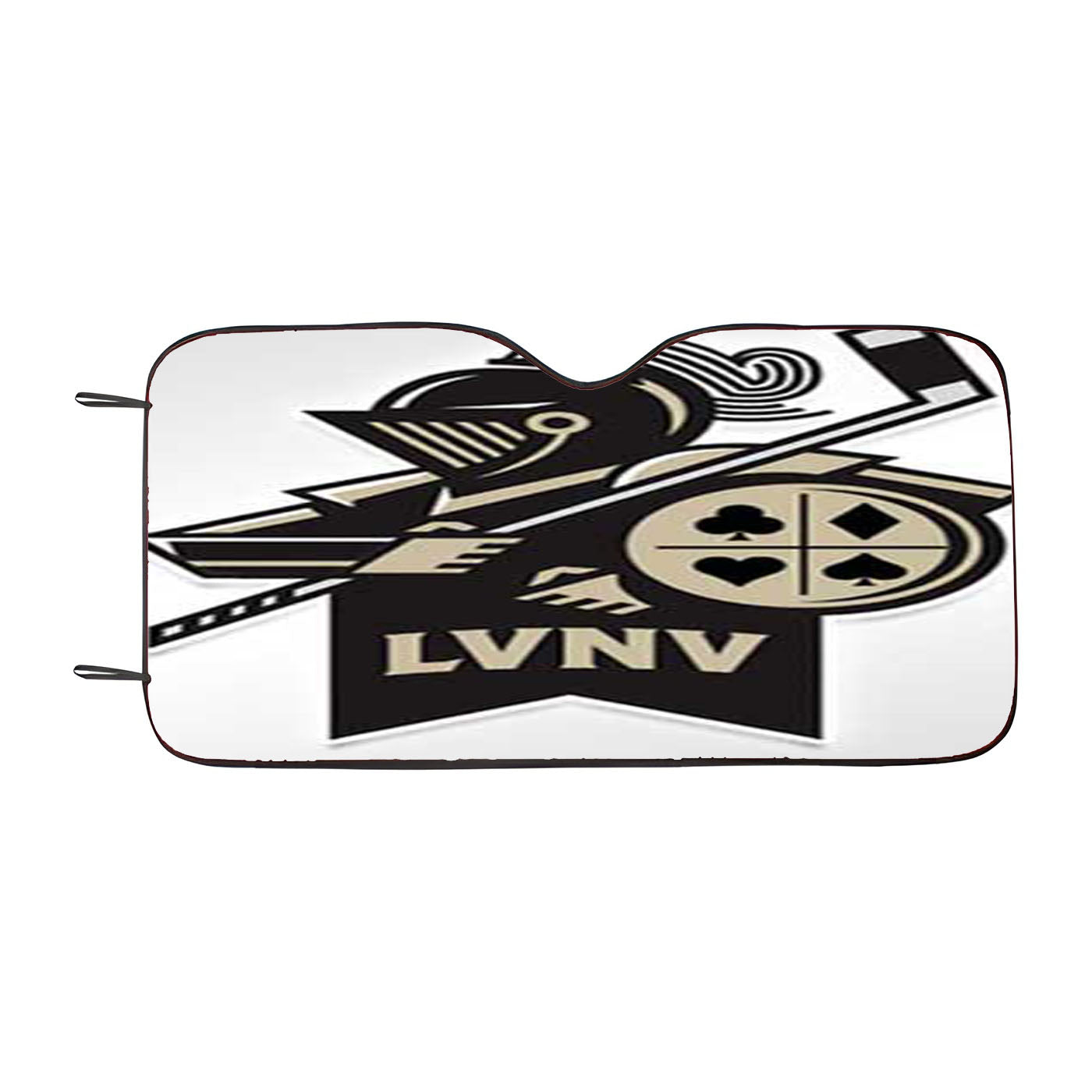 Las Vegas Black Knights Logo Banner Car Auto Sun Shade Windshield Cover