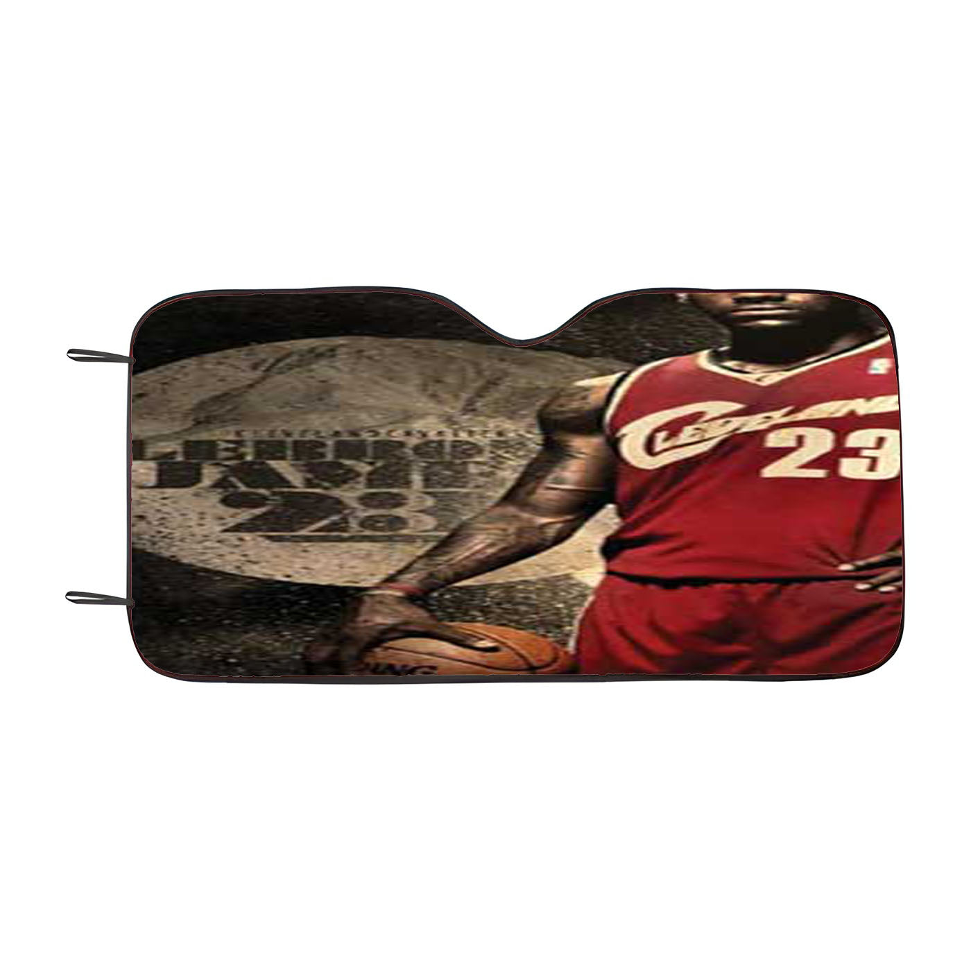Lebron Circle Bkg Car Auto Sun Shade Windshield Cover